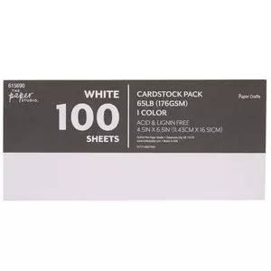 White Pearl Linen Cardstock Paper - 8 1/2 x 11, Hobby Lobby