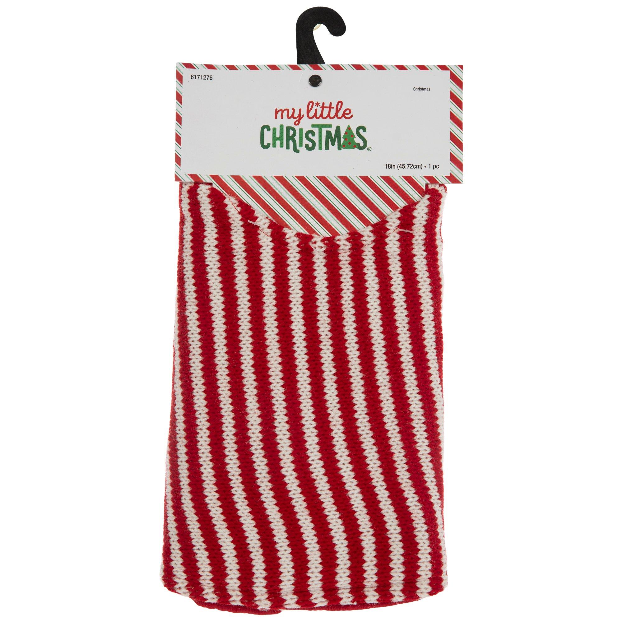 Red & White Striped Mini Tree Skirt Hobby Lobby 6171276