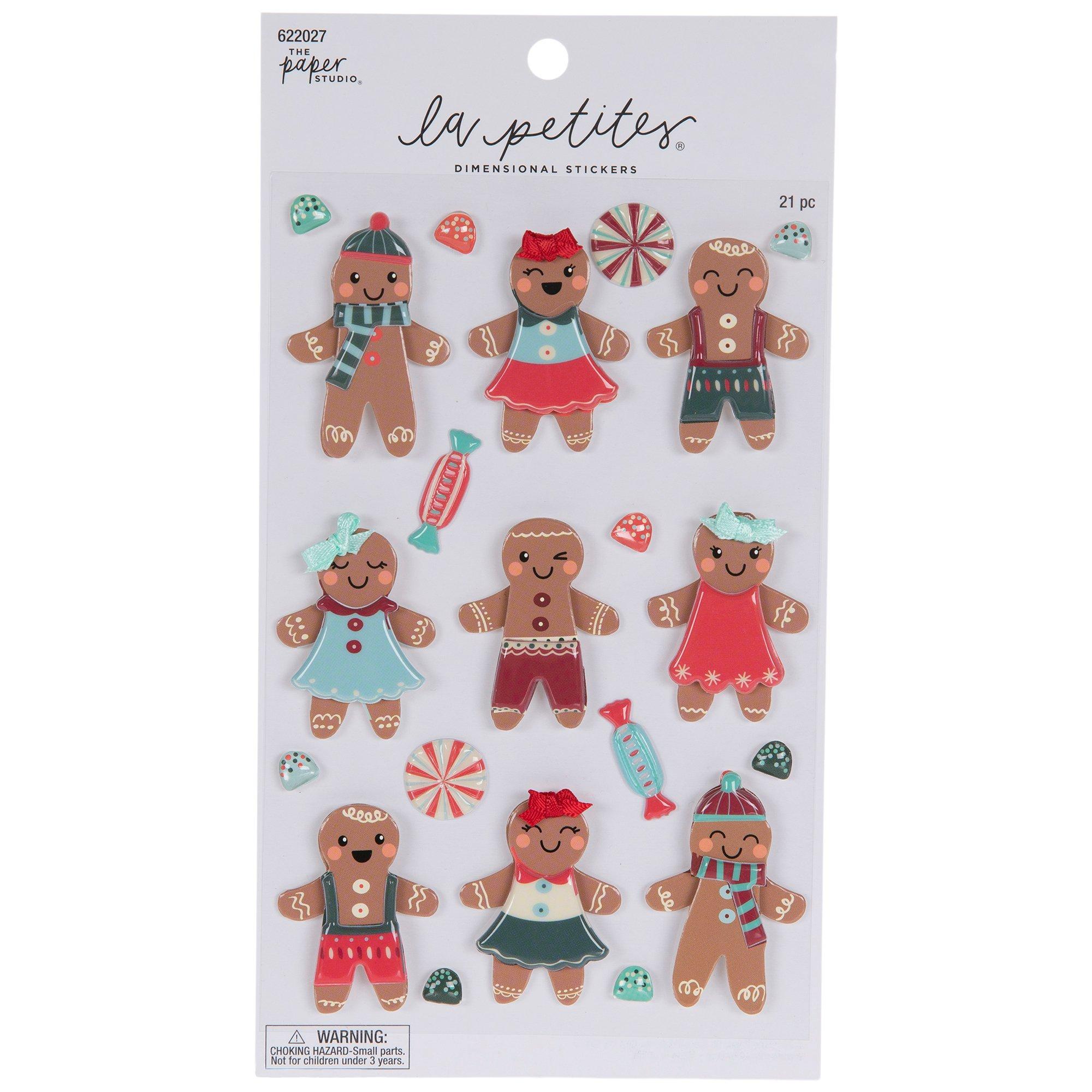 Gingerbread Men 3D Stickers Hobby Lobby 622027