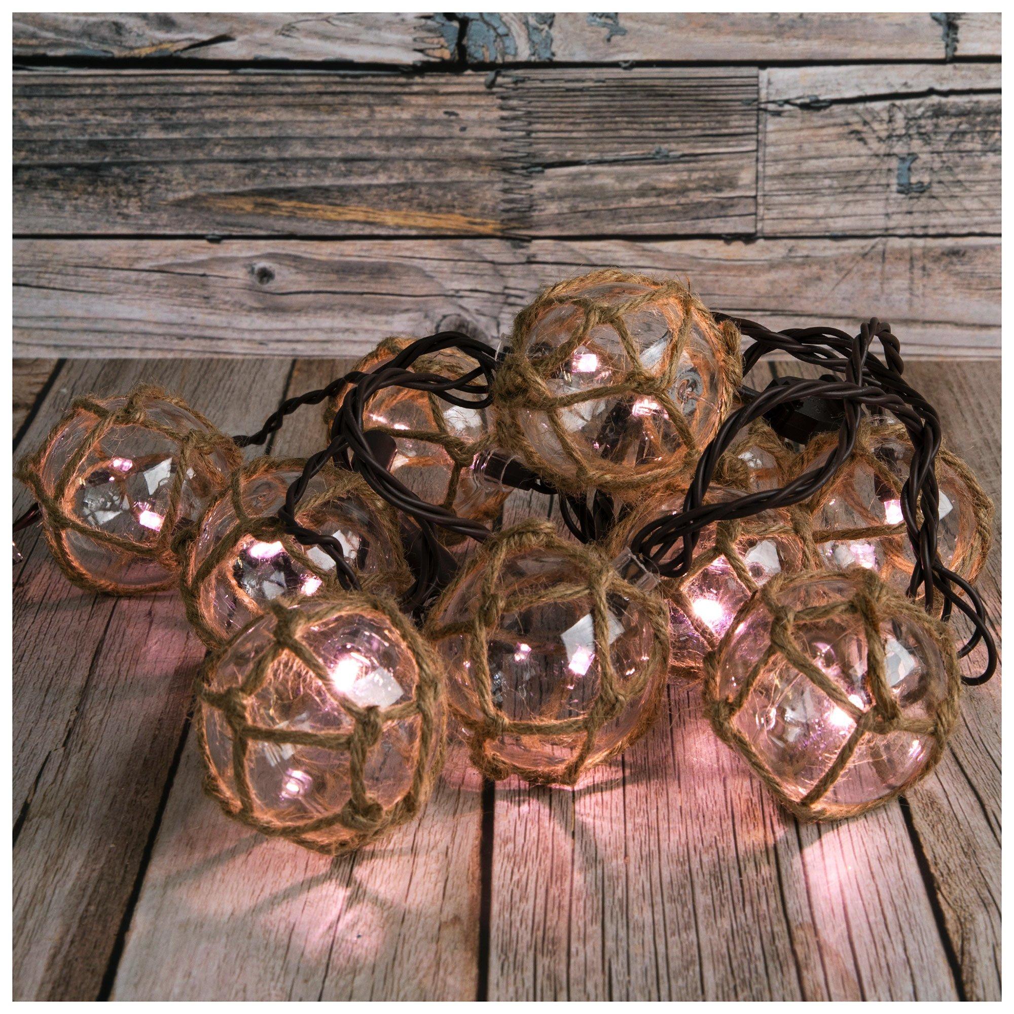 Round Bulb Jute Lights Hobby Lobby 623801
