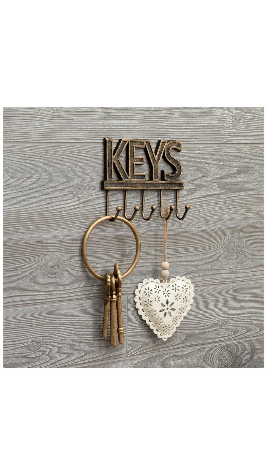Keys Metal Wall Decor With Hooks | Hobby Lobby | 624916