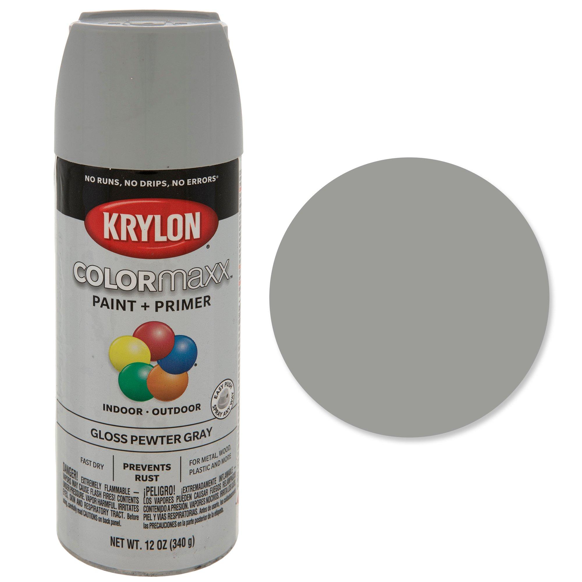 Krylon® Colormaxx Gloss Peekaboo Blue Spray Paint & Primer, 12 oz - Kroger