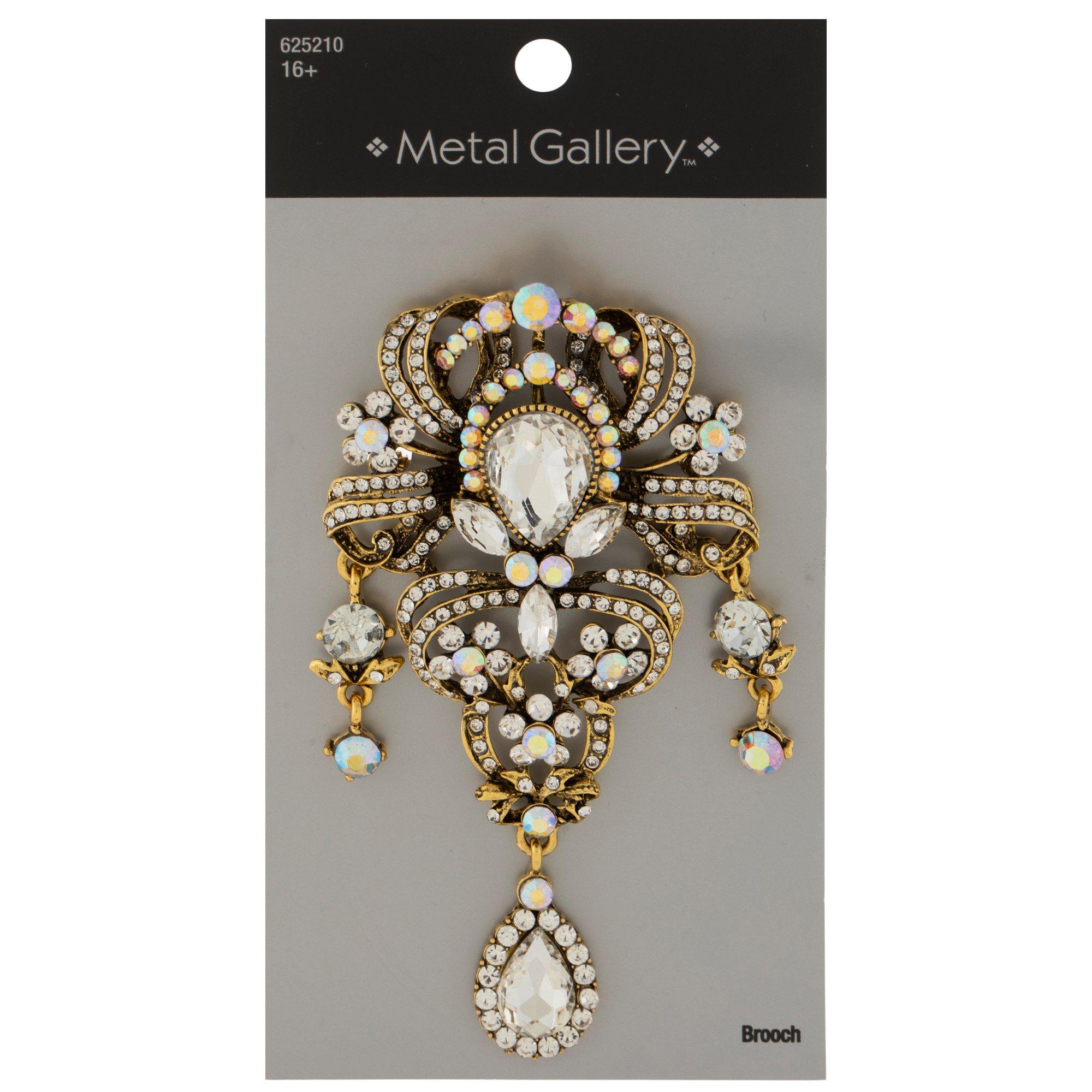 Rhinestone & Pearl Boutonniere Pins, Hobby Lobby