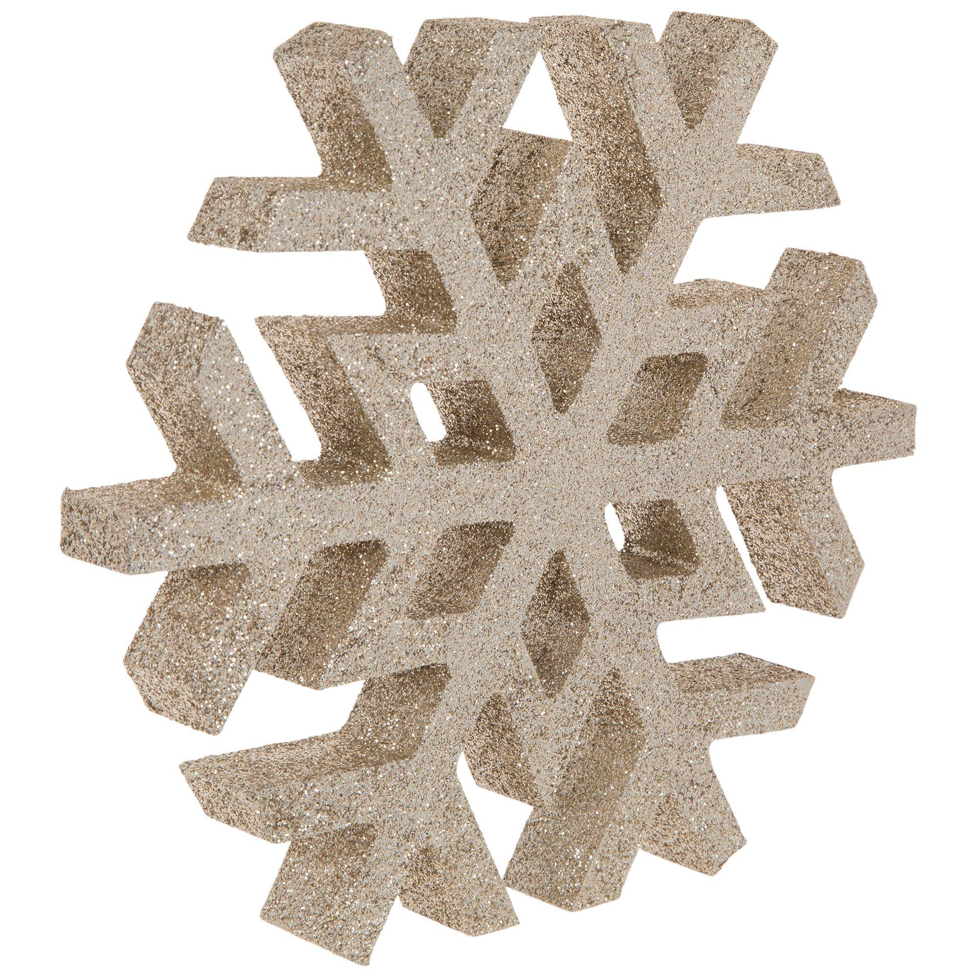 Glitter Wood Snowflake Hobby Lobby 6254510