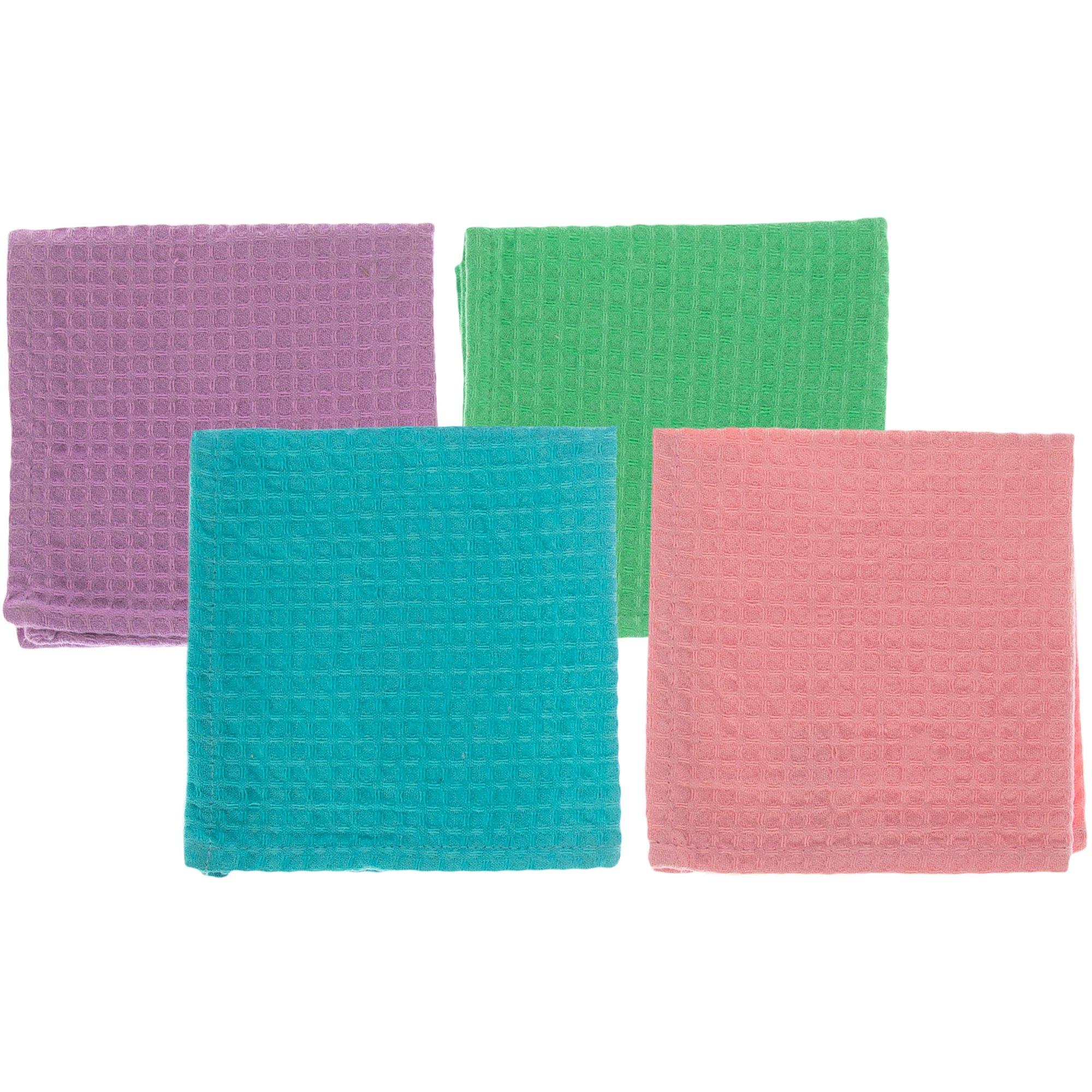 Pastel Waffle Knit Dish Cloths