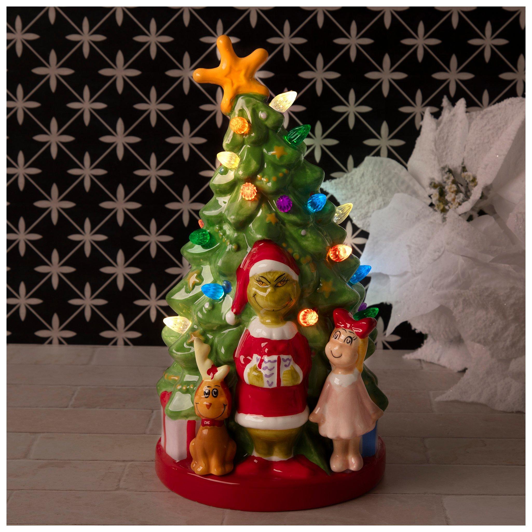 Grinch Light Up Ceramic Tabletop Tree | Hobby Lobby | 6261713