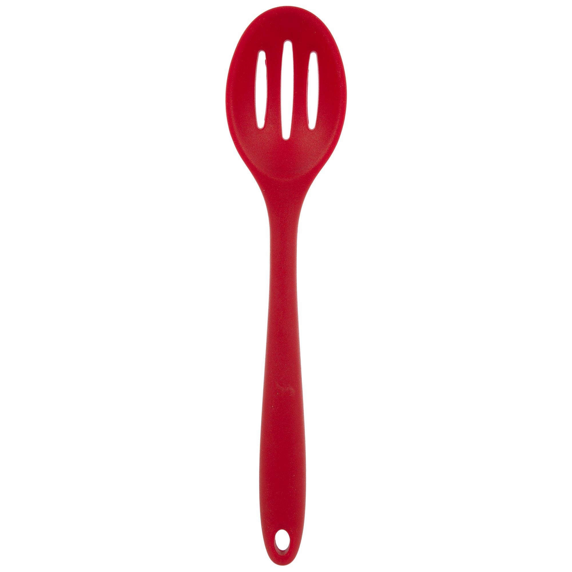 Mini Red Silicone Slotted Spoon Hobby Lobby 6262109