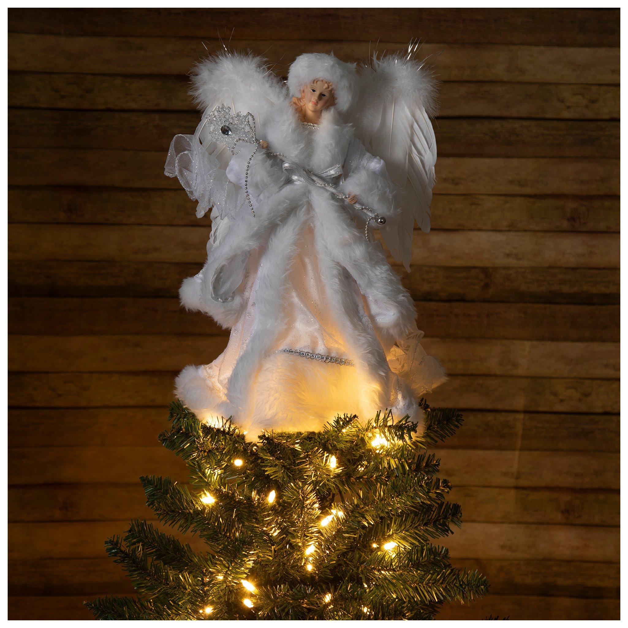 White Snowflake Angel Tree Topper | Hobby Lobby | 6264071 White Snowflake Angel Tree Topper | Hobby Lobby | 6264071