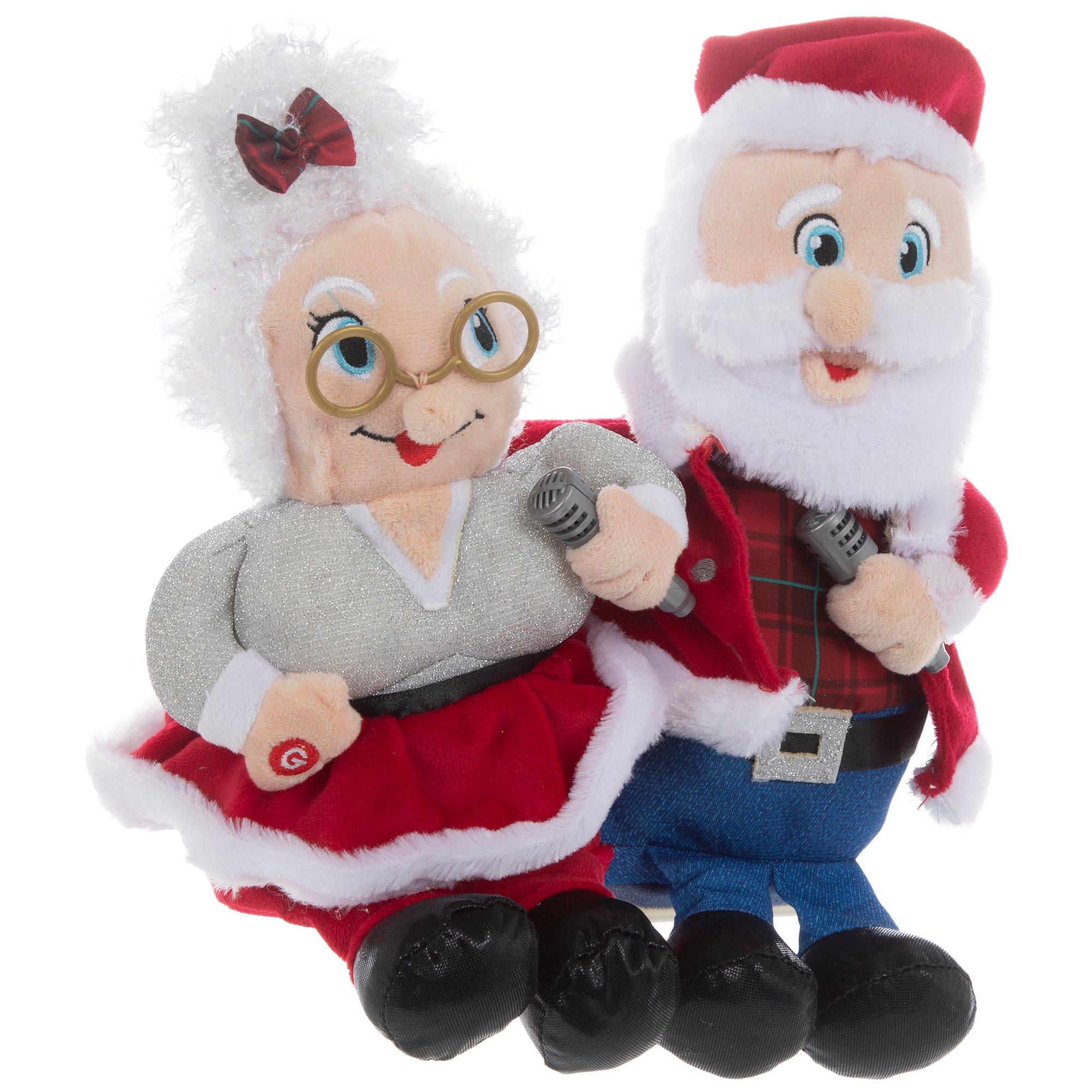 Mr. & Mrs. Claus Singing Animated Plush | Hobby Lobby | 6264337
