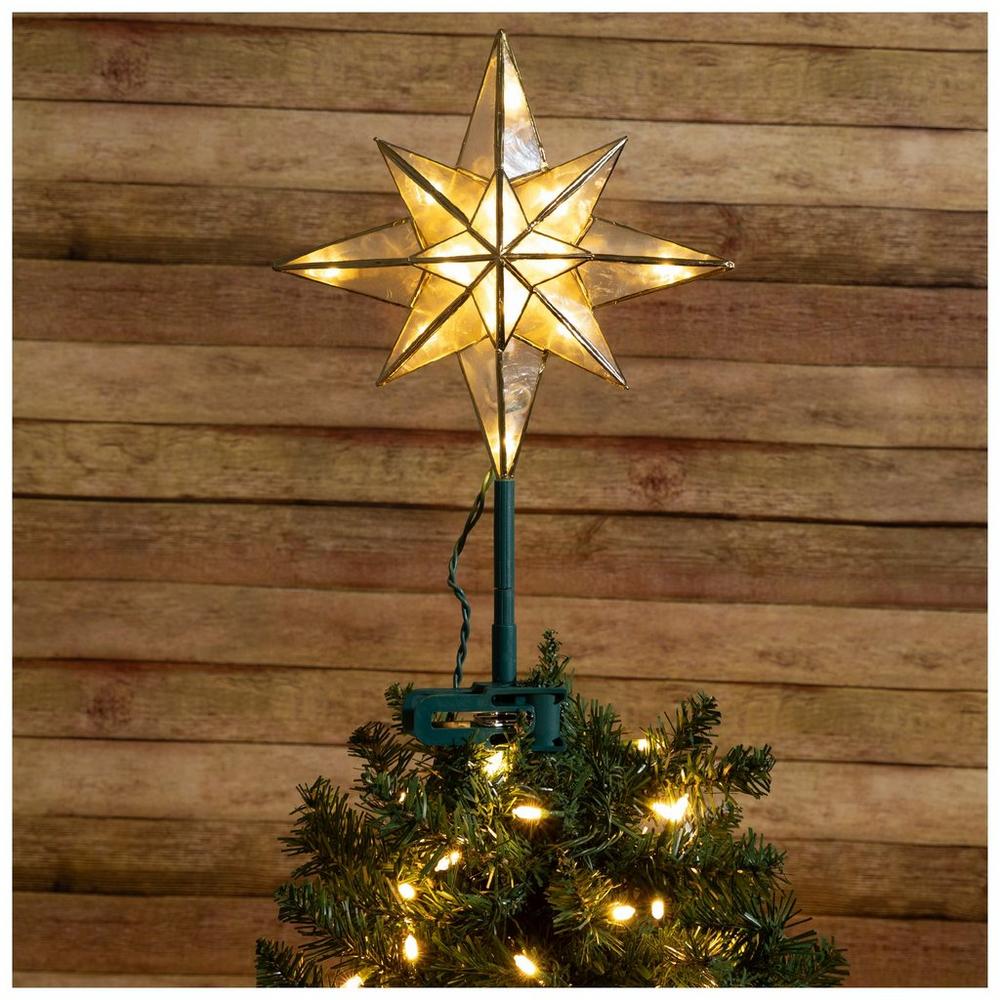 Capiz Star Light Up Tree Topper | Hobby Lobby | 6265110