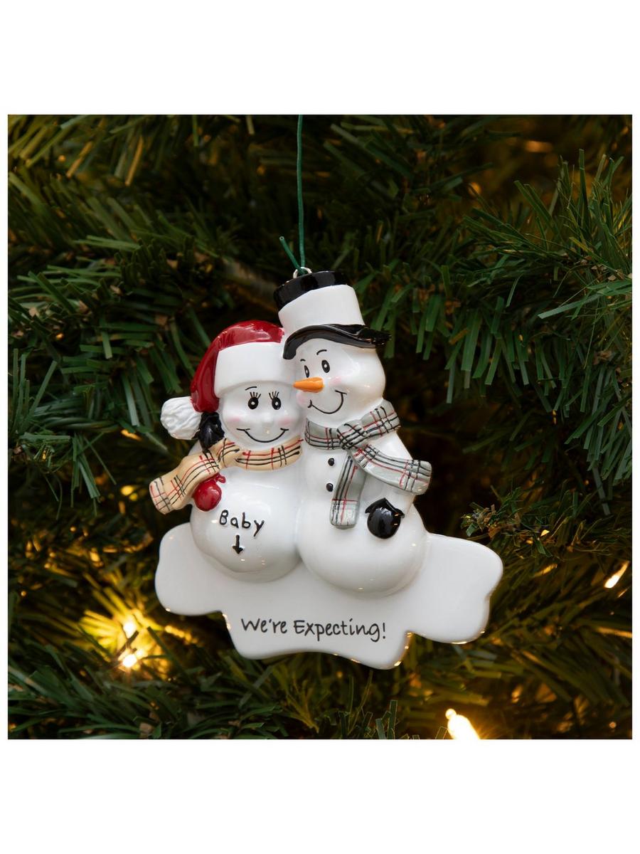 We're Expecting Snowmen Ornament Hobby Lobby 6265243