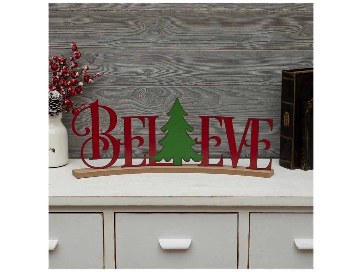 Believe Christmas Tree Metal Decor Hobby Lobby 6265532