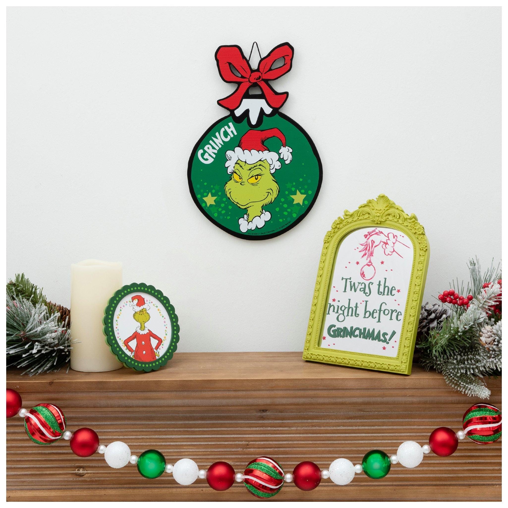 Grinch Ornament Wood Wall Decor | Hobby Lobby
