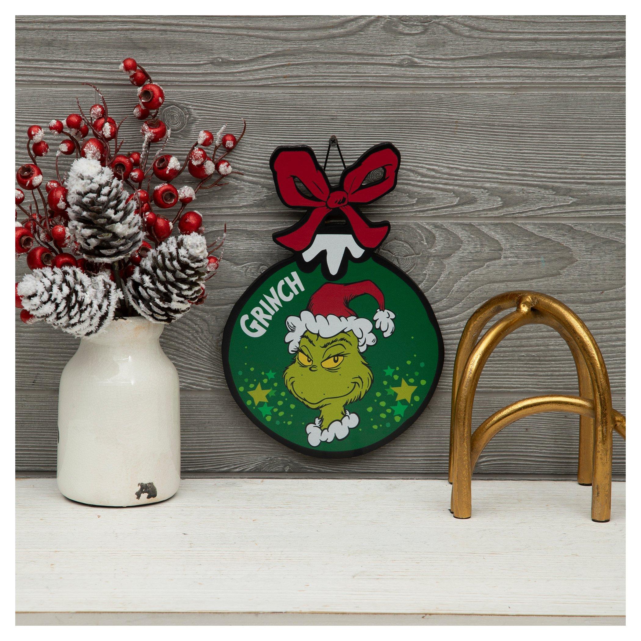 Grinch Ornament Wood Wall Decor | Hobby Lobby | 6266365