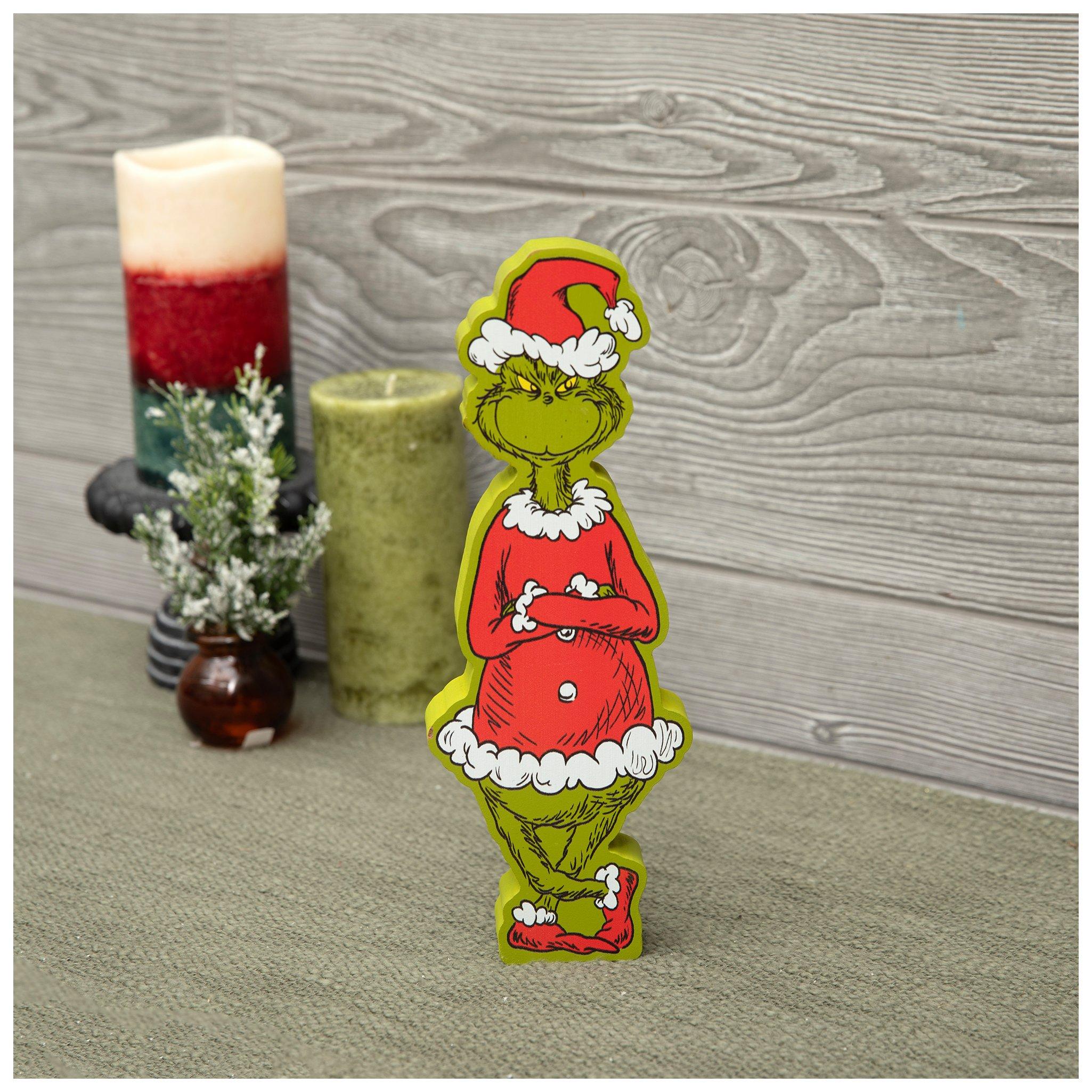 Grinch-Shaped Wood Wall Decor | Hobby Lobby