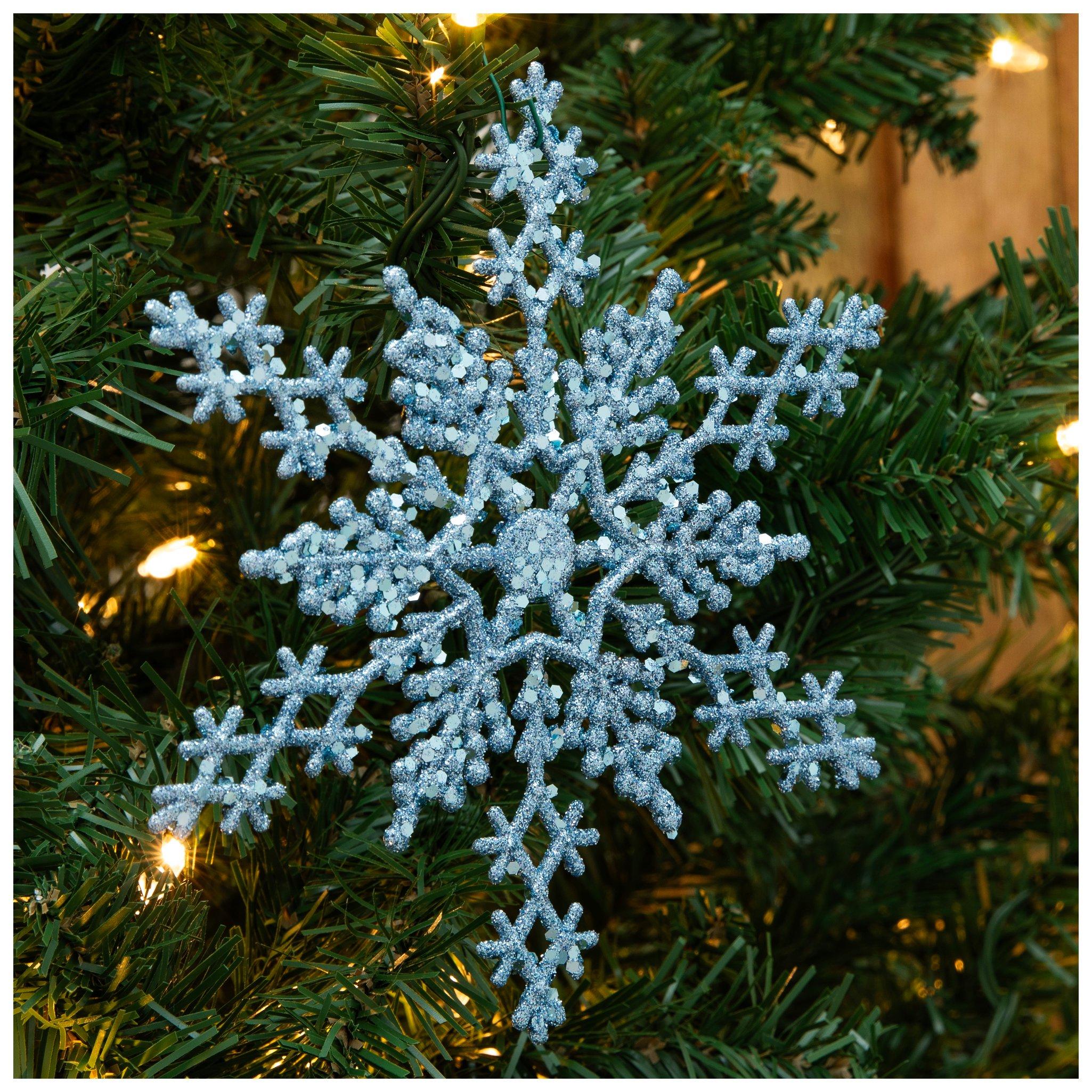 Glitter Snowflake Ornaments Hobby Lobby 6268064