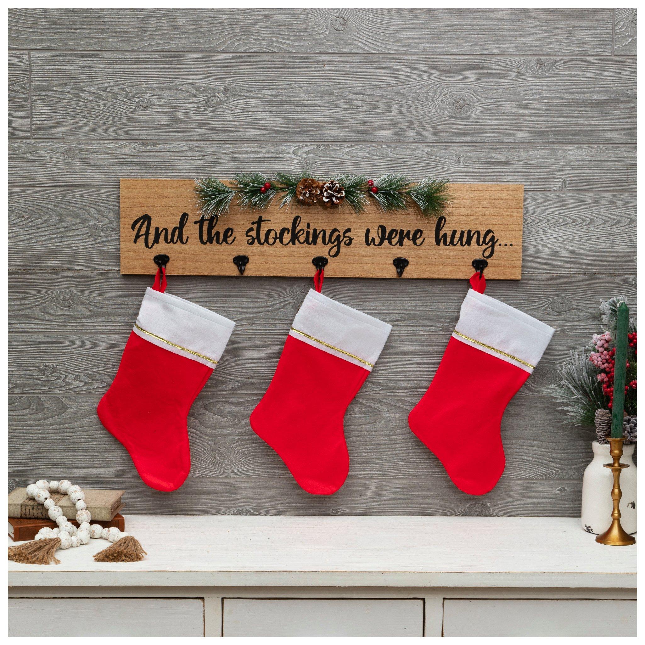 And The Stockings Were Hung Wood Stocking Holder | Hobby Lobby | 6270201
