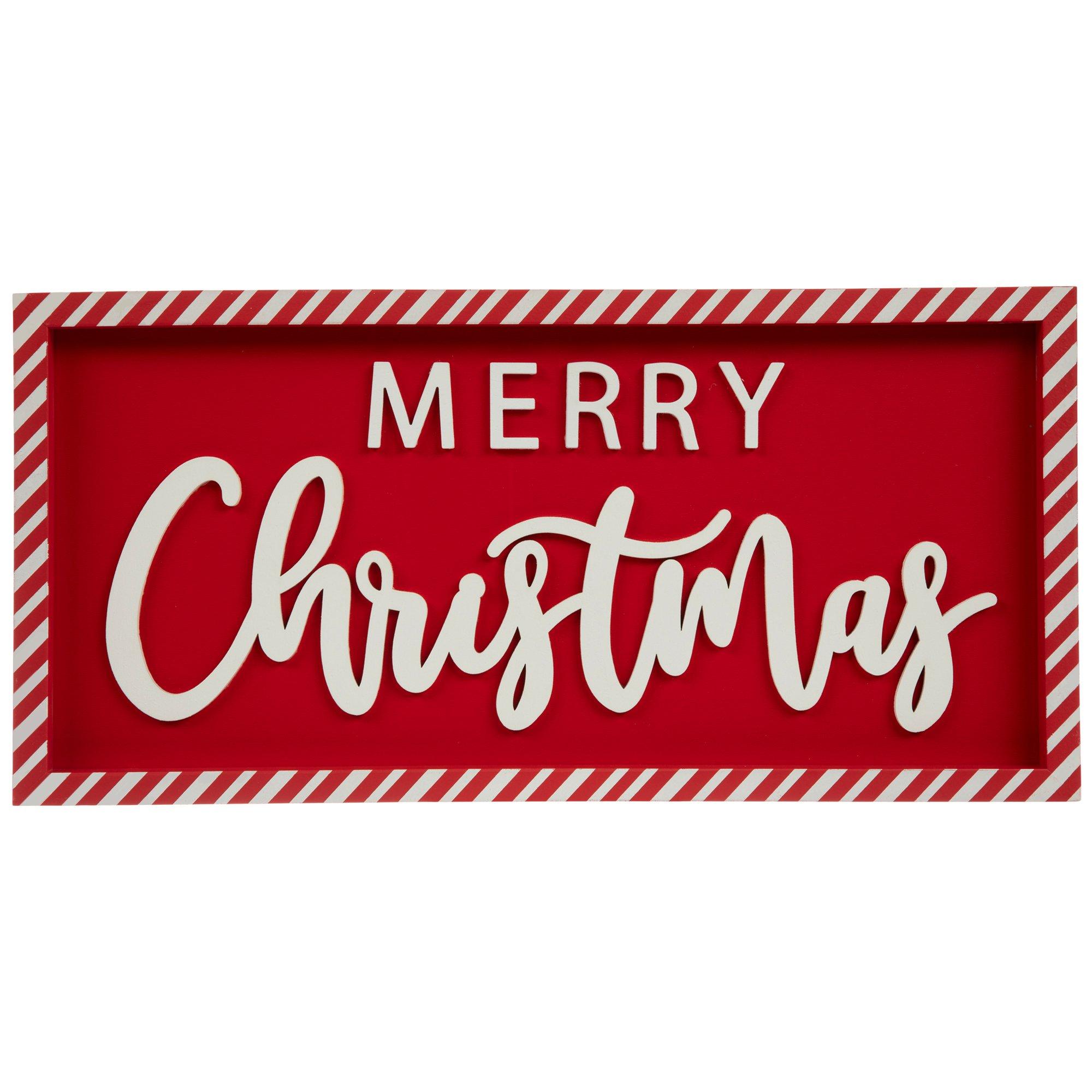 Striped Merry Christmas Wood Wall Decor Hobby Lobby 6271431