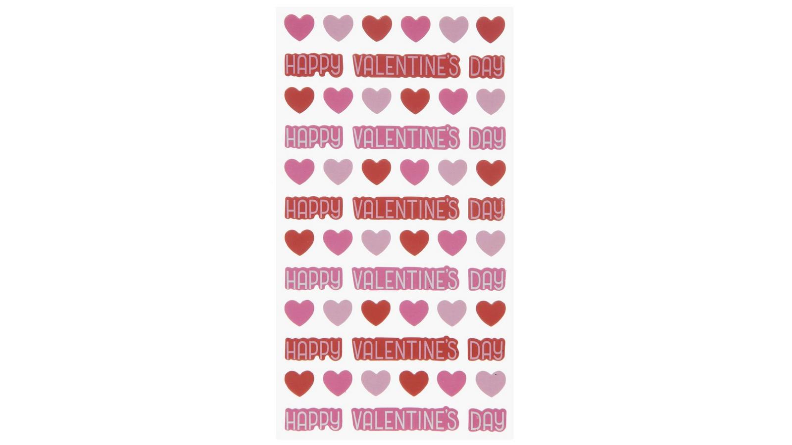 Happy Valentine's Day Heart 3D Stickers | Hobby Lobby | 6271472