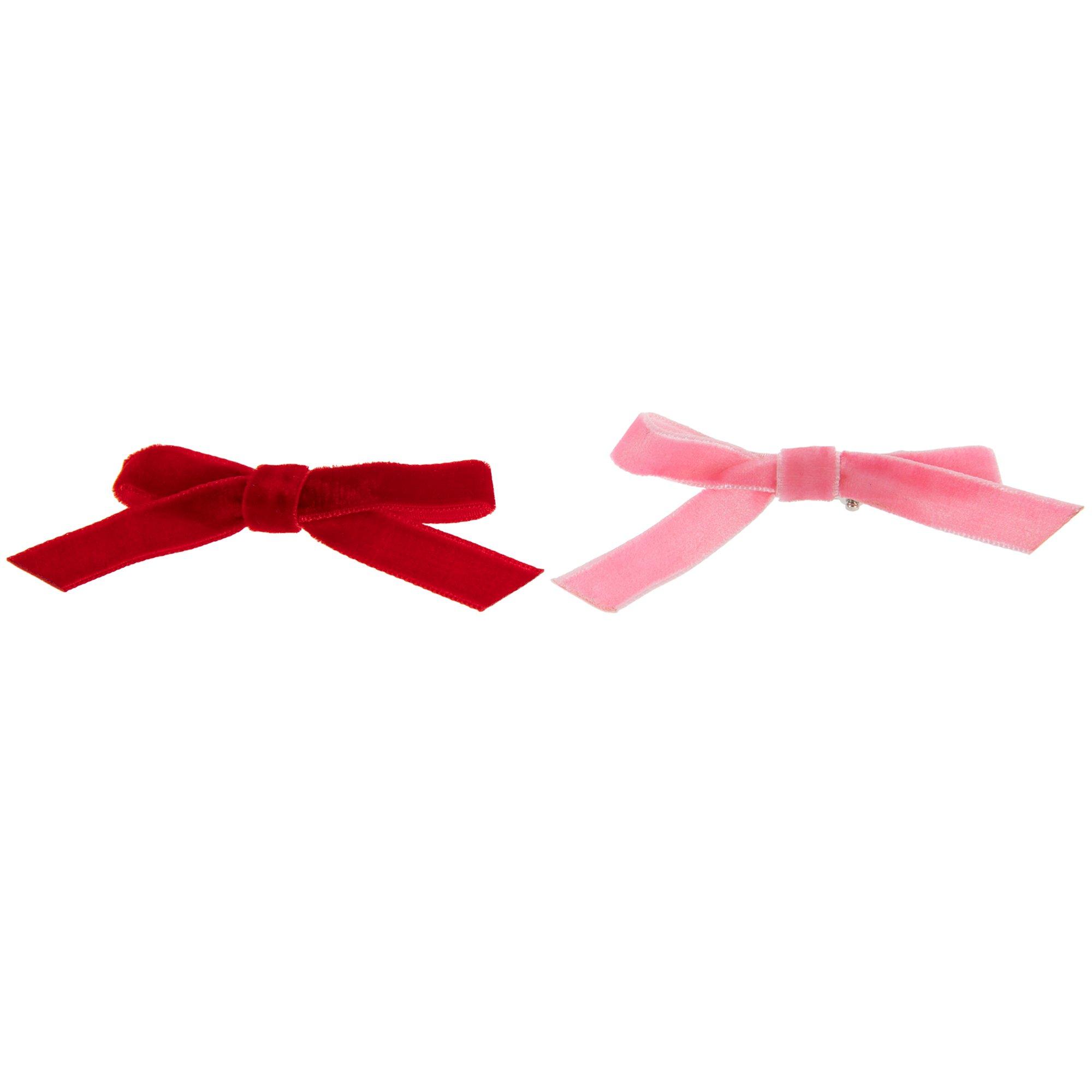 ☆TATIANA☆ Mary Velvet Ribbon Hair Pin HB0099 MUSINSA | TATIANA Mary Velvet Ribbon Hairpin_HB0099