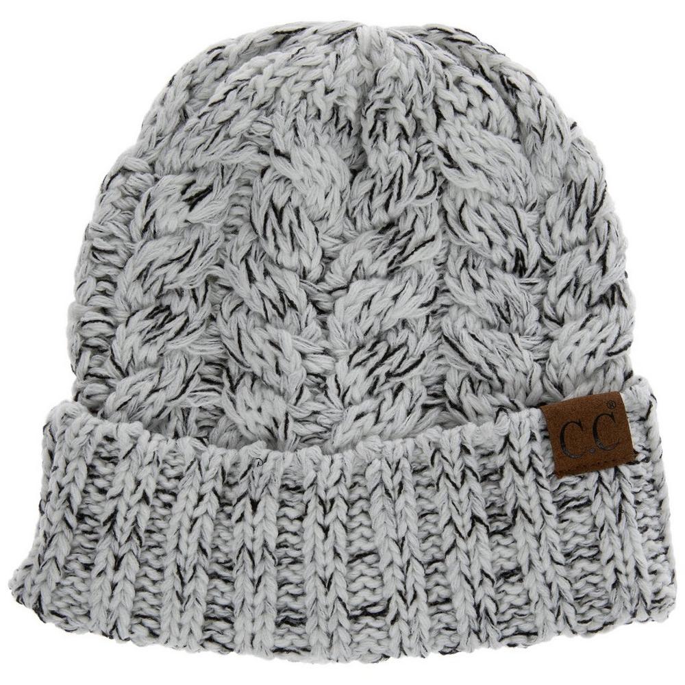 White & Black Woven Beanie | Hobby Lobby | 6274047 display picture 2