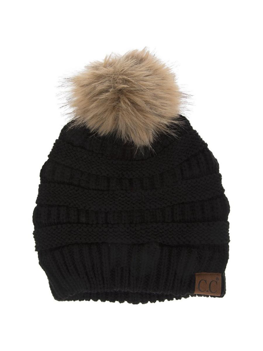 帽子 theredthread S fuzzy knit beanie THEREDTHREAD / ザ