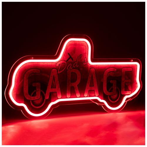 Dads Garage Truck Neon Sign