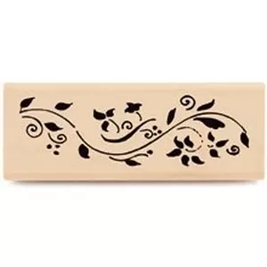 Star Rubber Stamp - 1 x 1 Block - by Stamps by Impression, St 0112a, ¾ inch