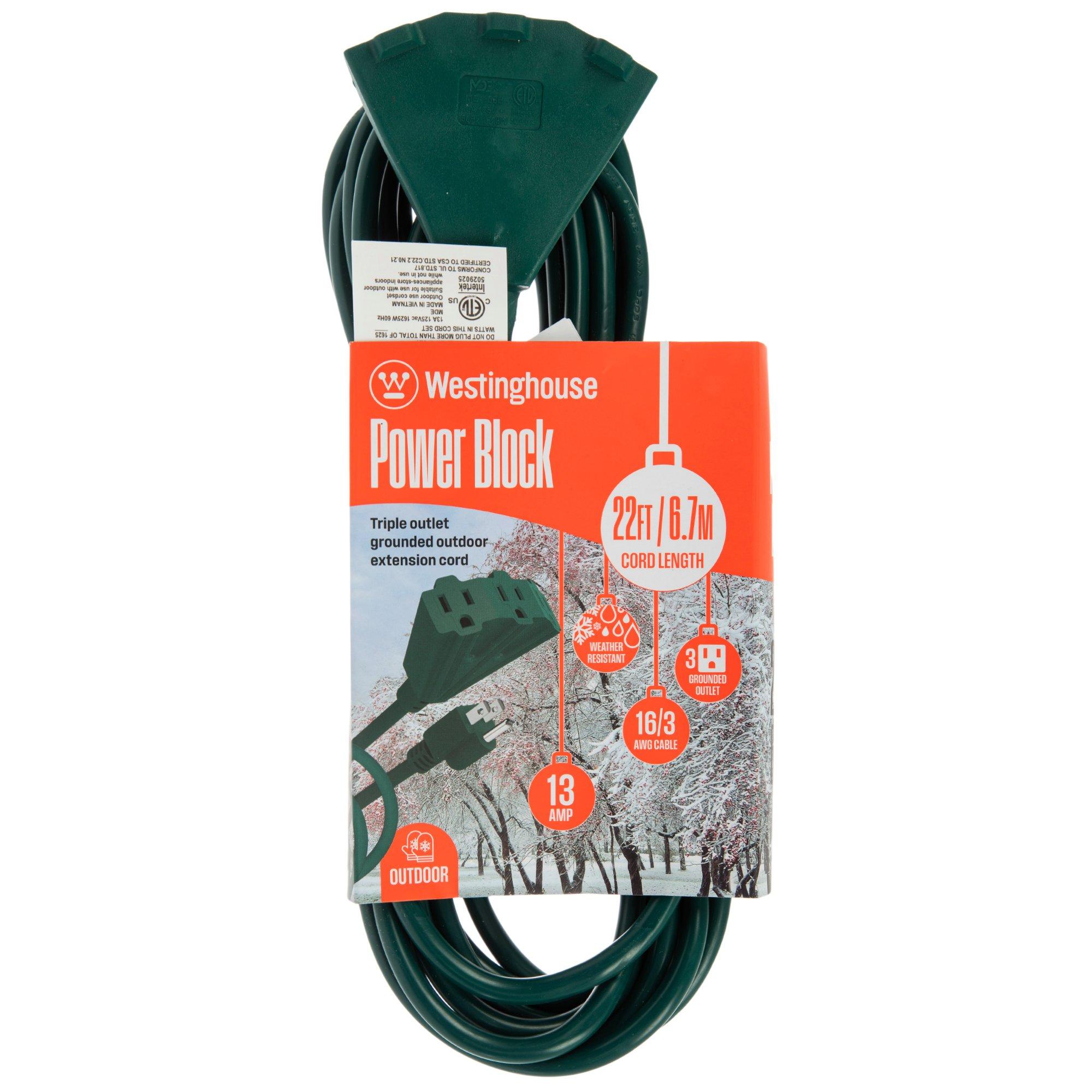 Power Block Extension Cord 8' Hobby Lobby 6277412