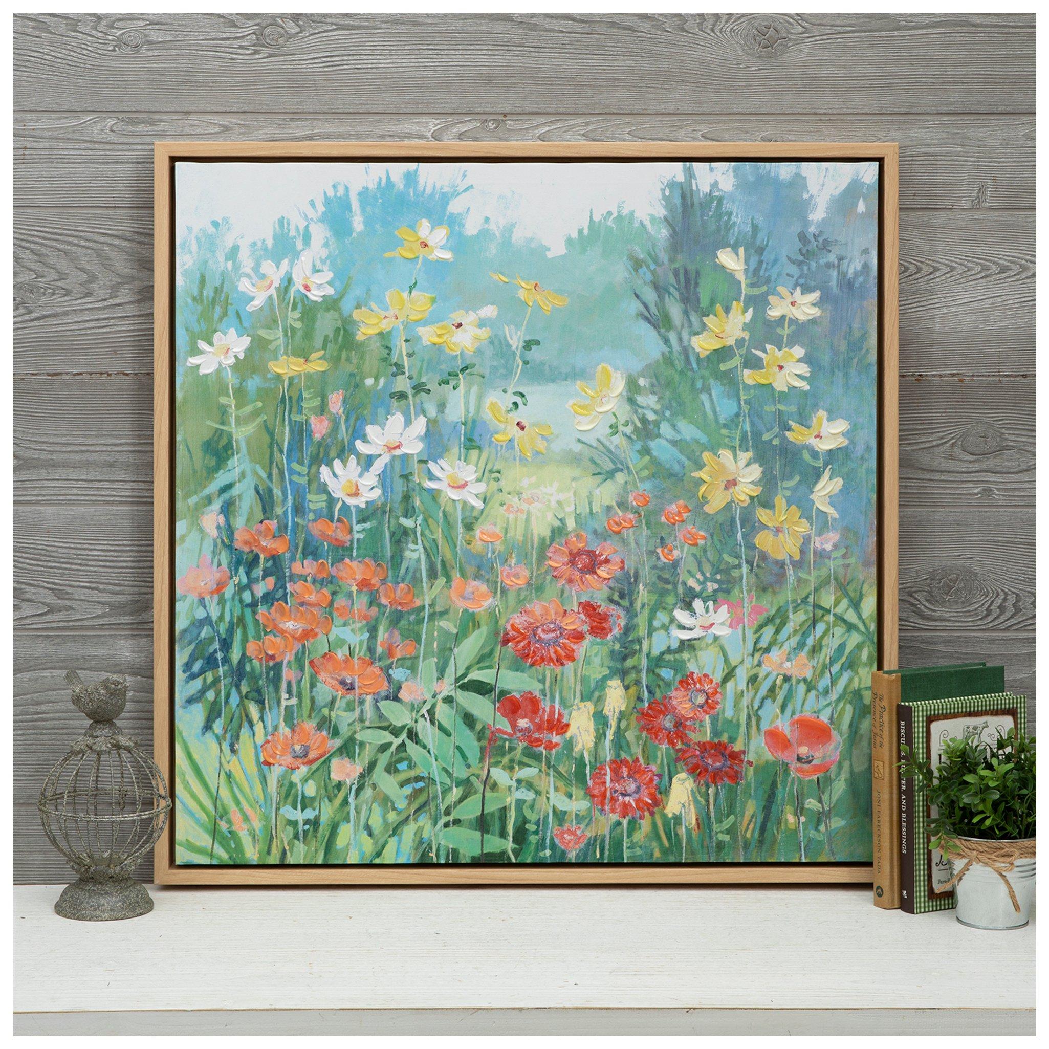 Vintage Florals Foil Canvas Wall Decor | Hobby Lobby | 6280598