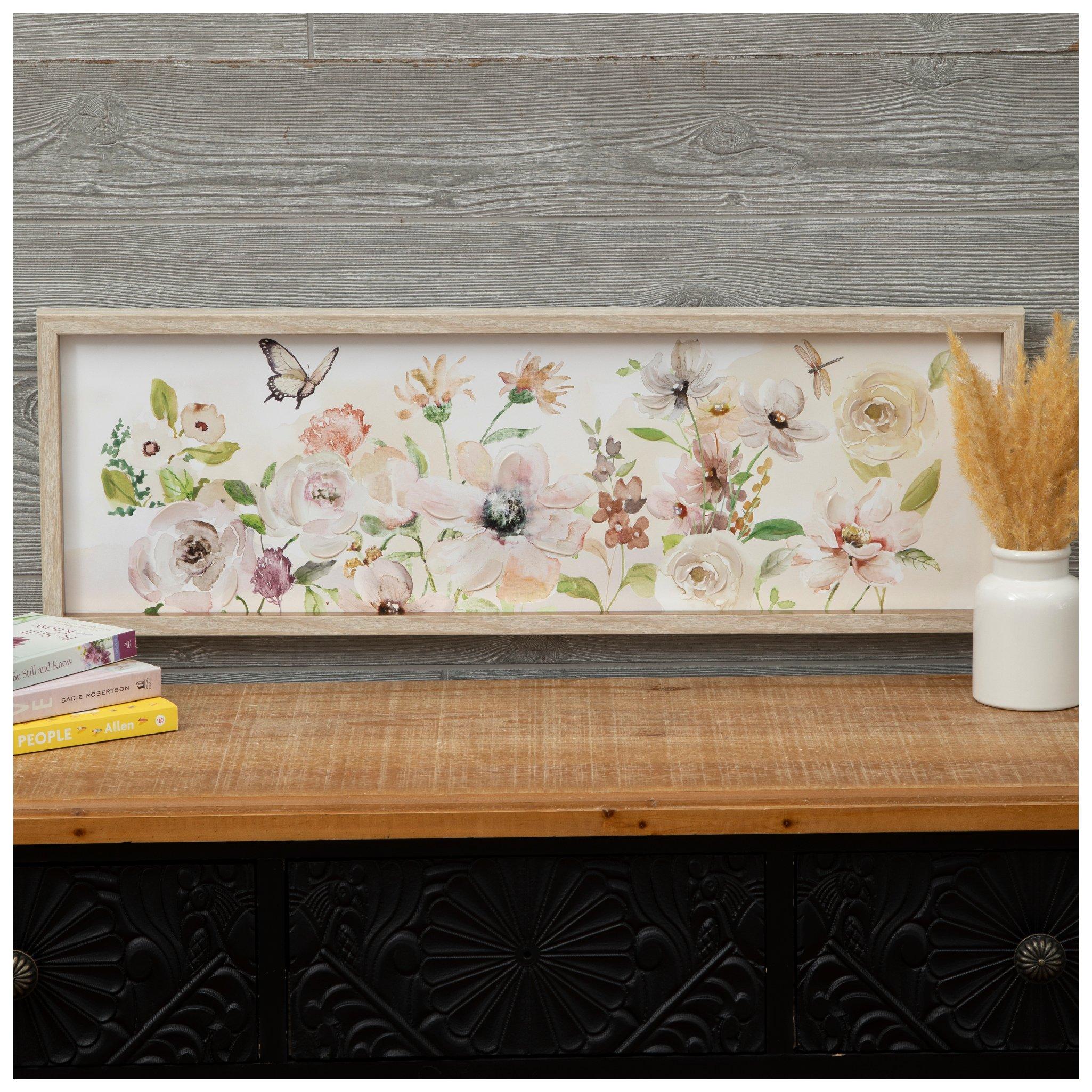 Flowers & Bugs Wood Wall Decor | Hobby Lobby | 6279566