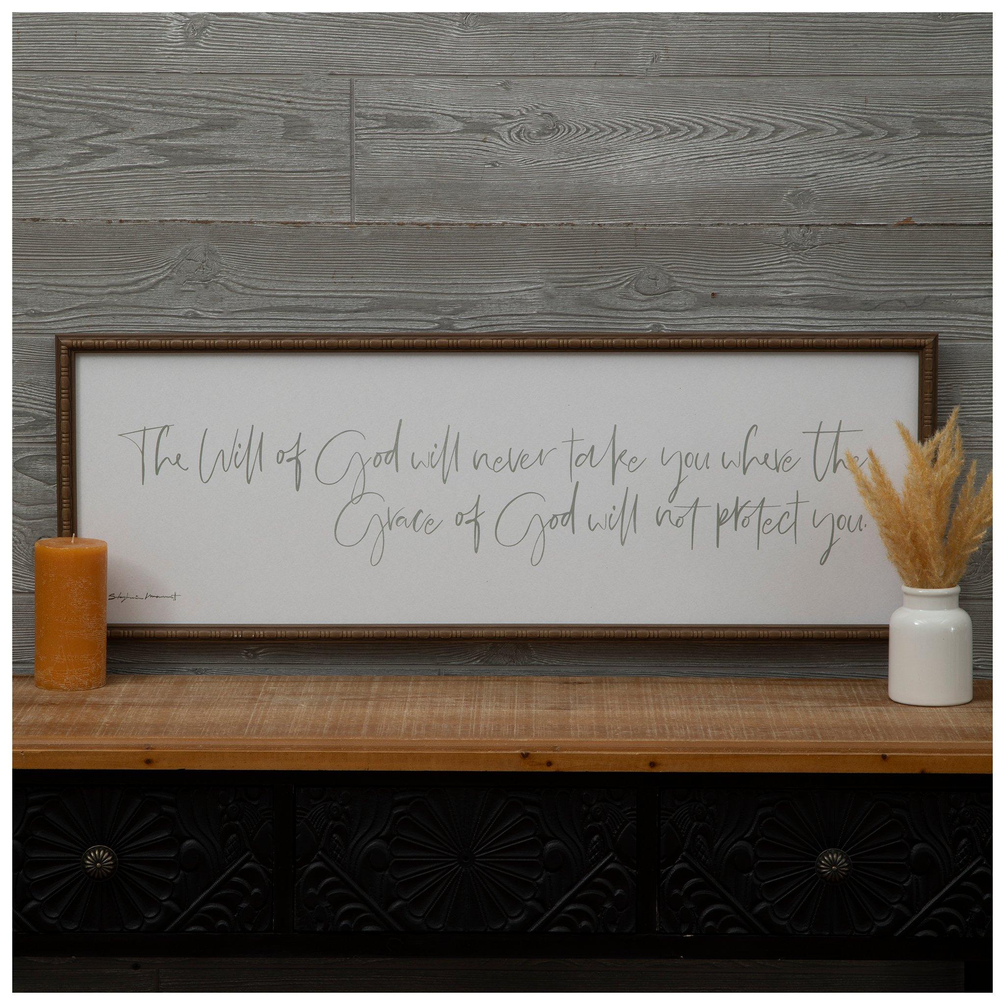 The Will Of God Wood Wall Decor