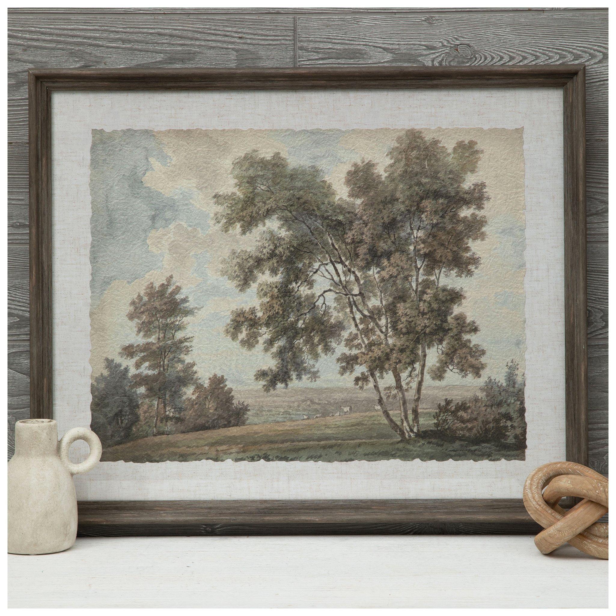 Vintage Hillside Landscape Framed Wall Decor Hobby Lobby 6280531