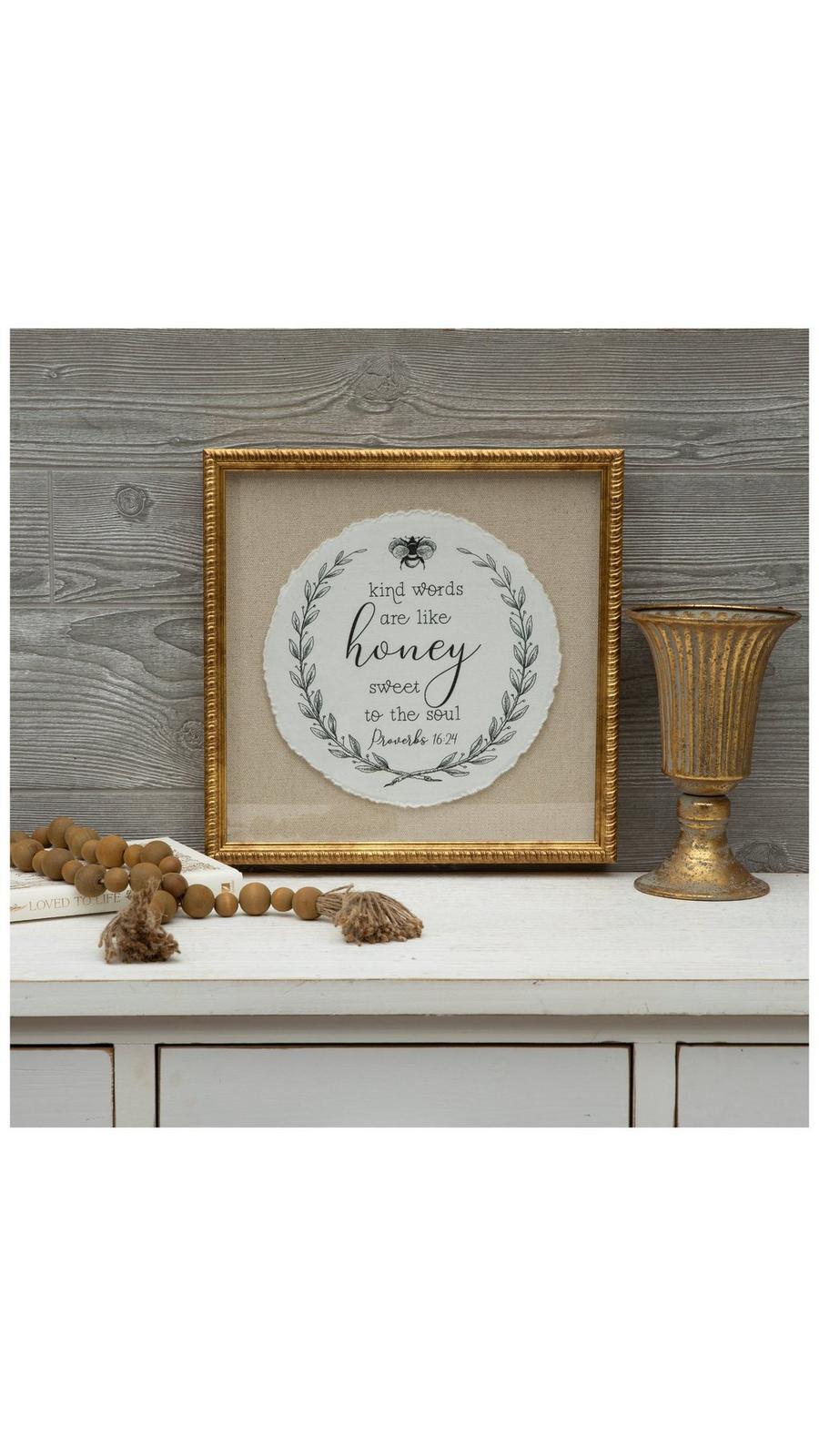 Proverbs 16:24 Framed Wall Decor | Hobby Lobby | 6280671