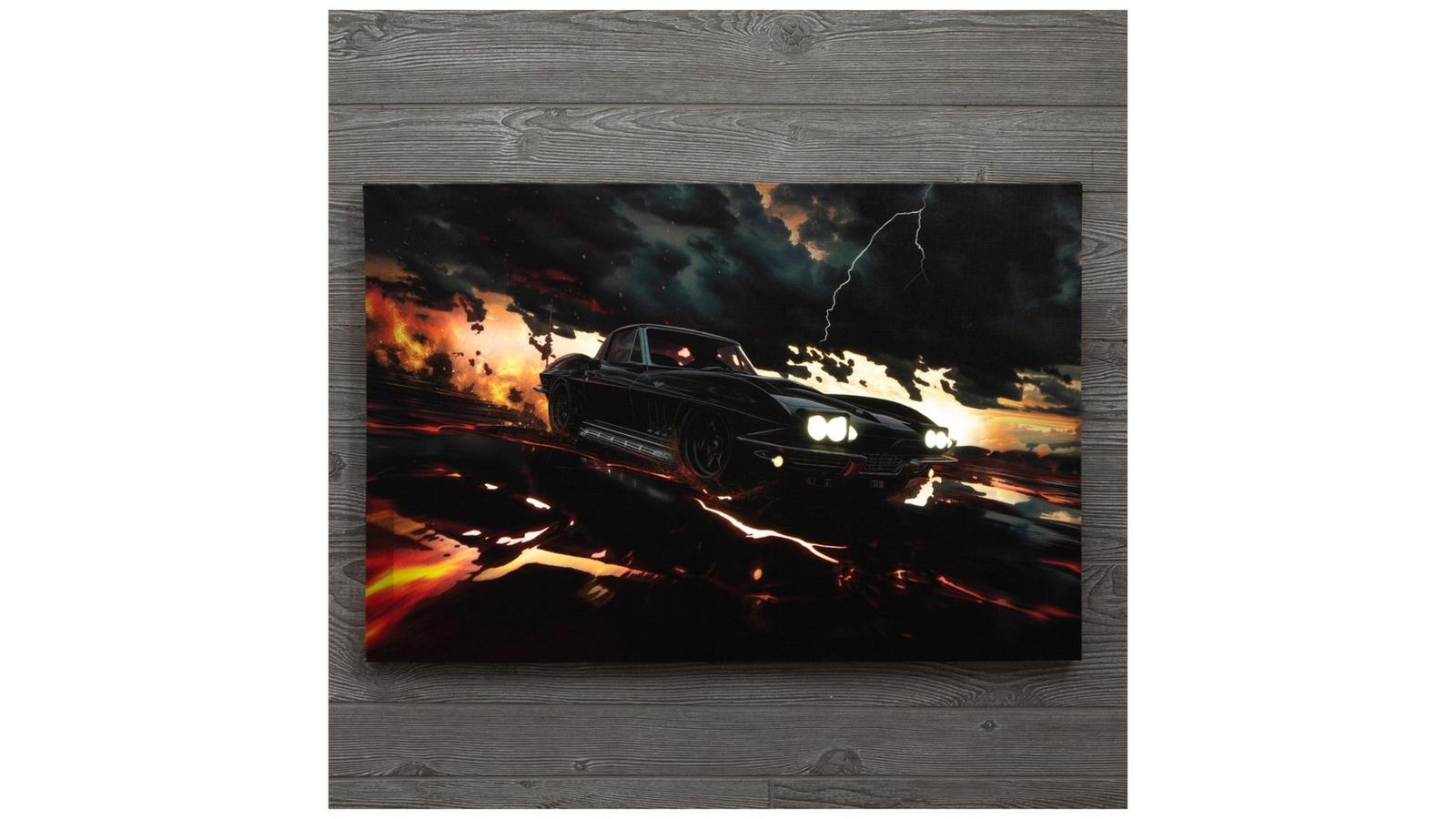 Light Up '66 Stingray Canvas Wall Decor | Hobby Lobby | 6281315