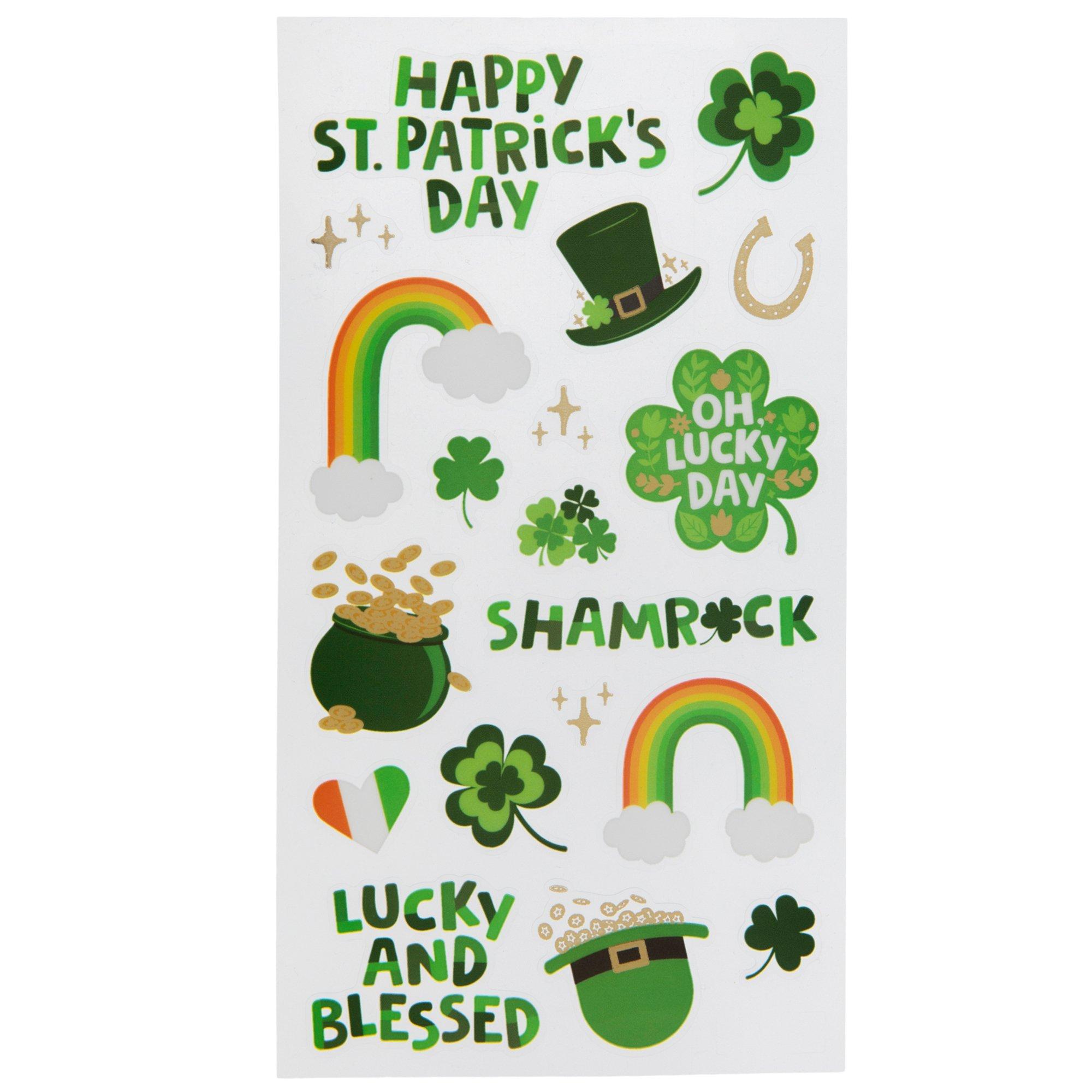 St Patrick S Day Foil Stickers Hobby Lobby 6282149