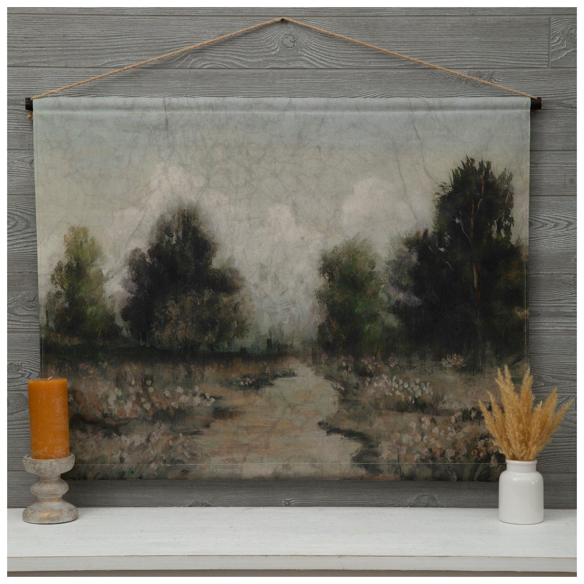 Moody Landscape Tapestry Canvas Wall Decor | Hobby Lobby | 6283345