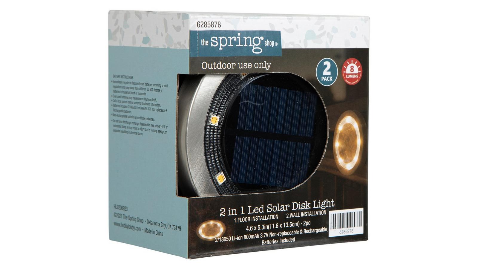 Solar LED Disk Lights | Hobby Lobby | 6285878