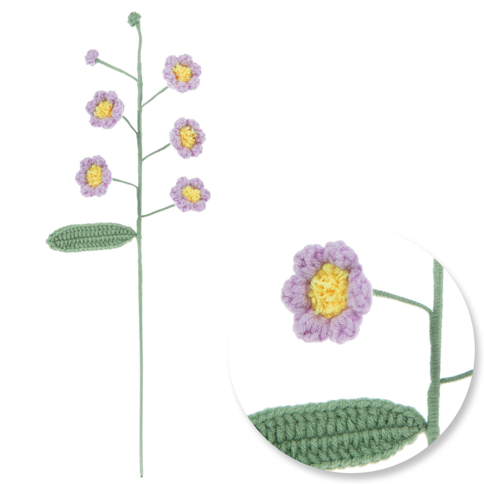 Crochet Forget Me Not Pick