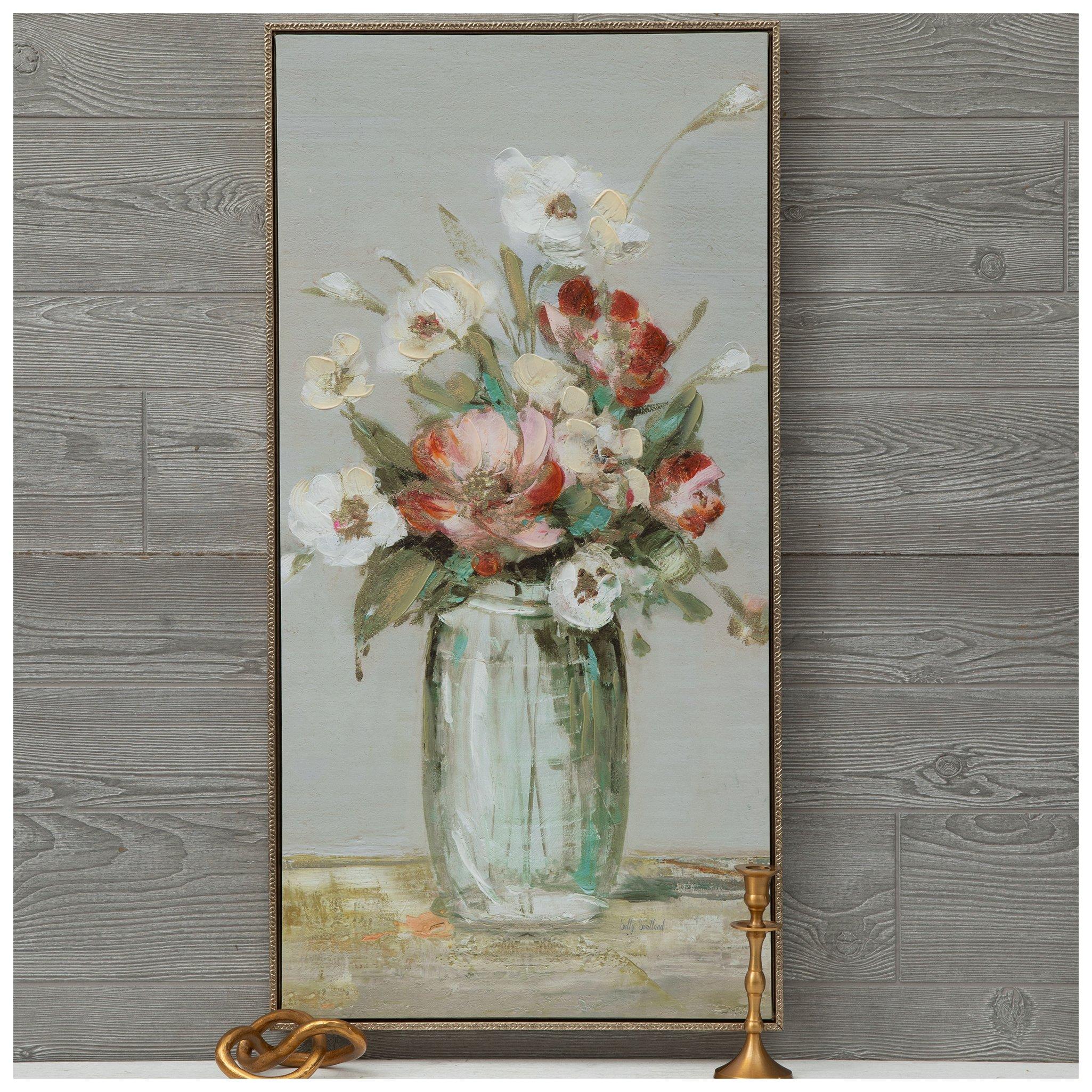 Vintage Floral Bouquet Canvas Wall Decor | Hobby Lobby | 6289292