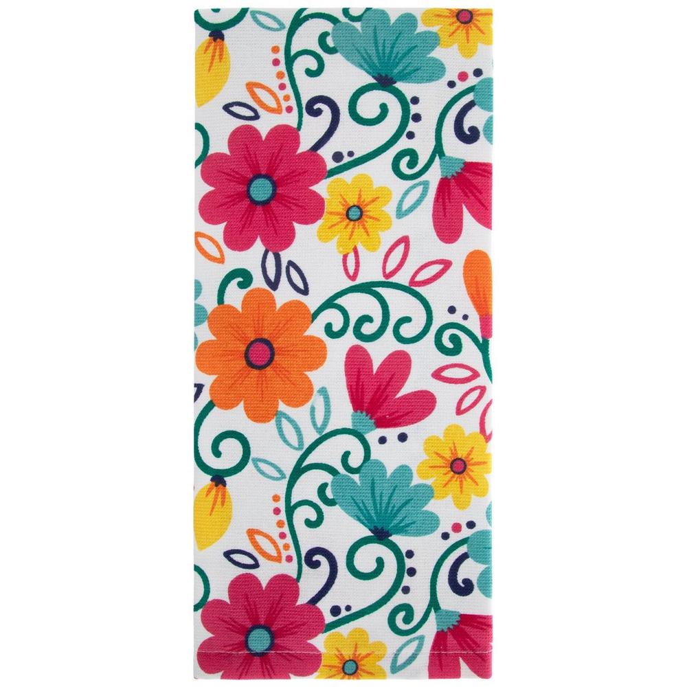 Floral Fiesta Kitchen Towel