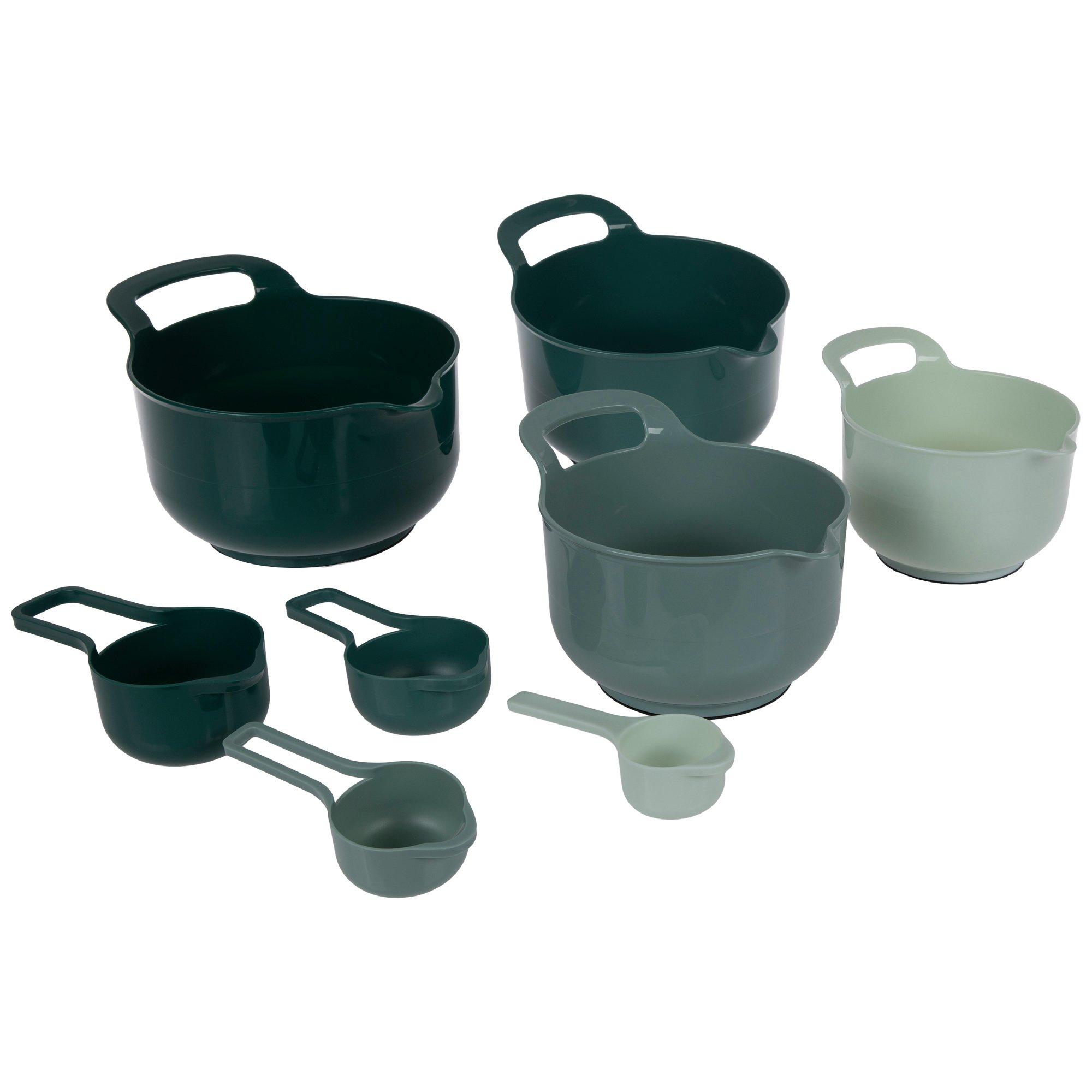 Mixing Bowls & Measuring Cups - 8 Piece Set