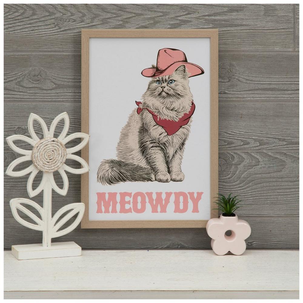 Meowdy Cat Wood Wall Decor | Hobby Lobby | 6293880