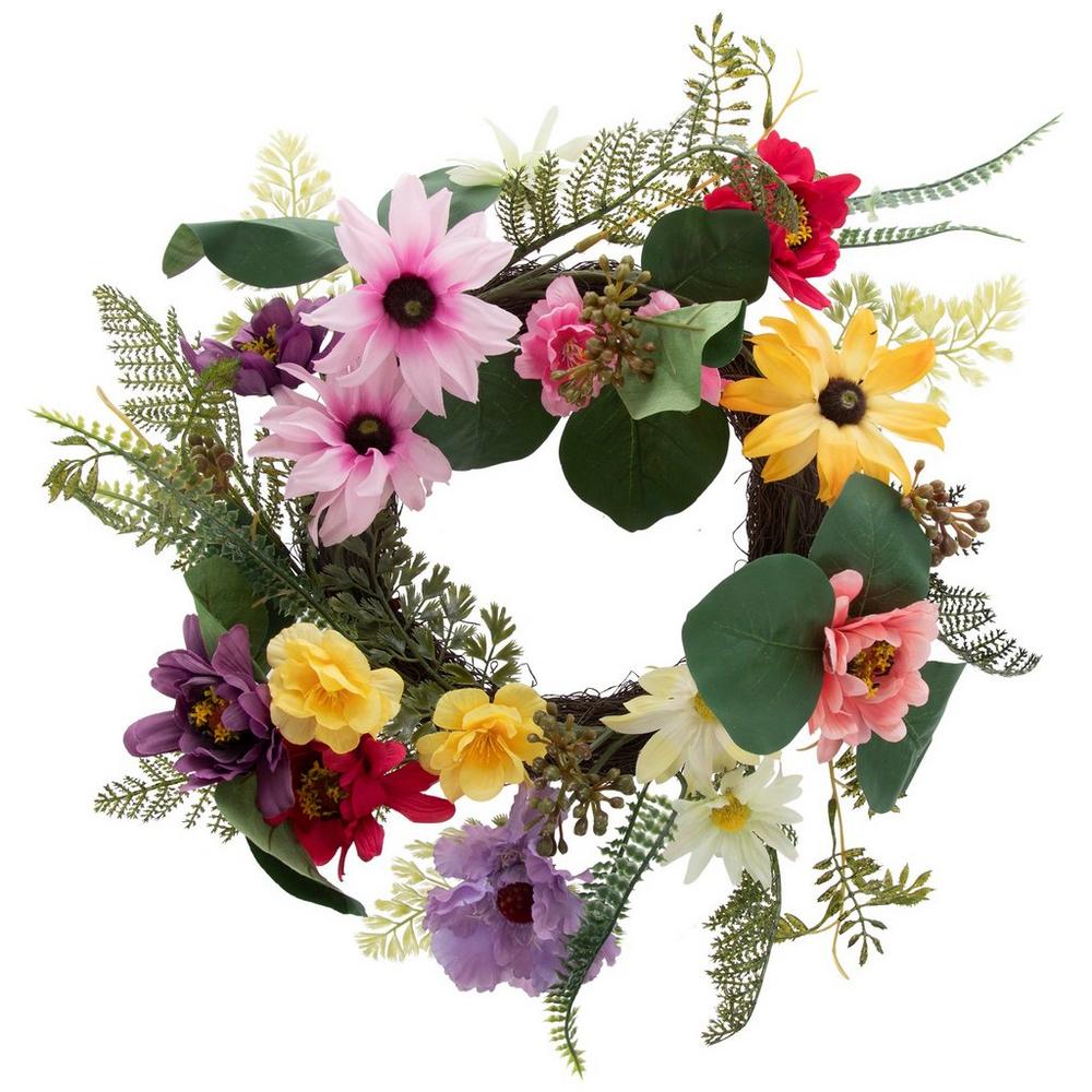 Zinnia, Daisy & Scabiosa Mini Wreath | Hobby Lobby | 6294201