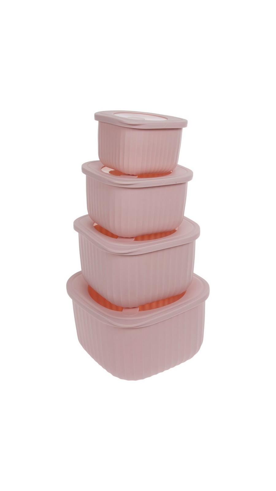 Pink Nested Food Storage Bowl Set | Hobby Lobby | 6294573