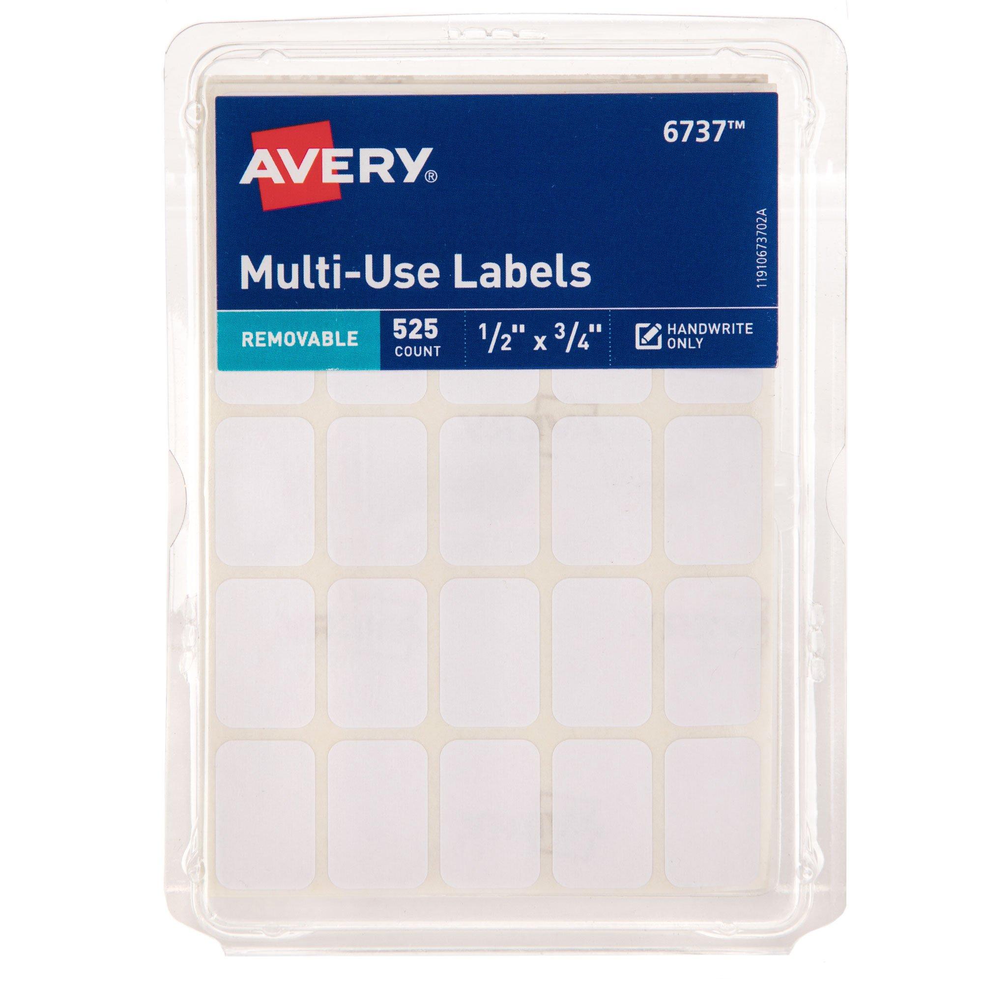 MultiUse Labels 1/2" x 3/4" Hobby Lobby 629584