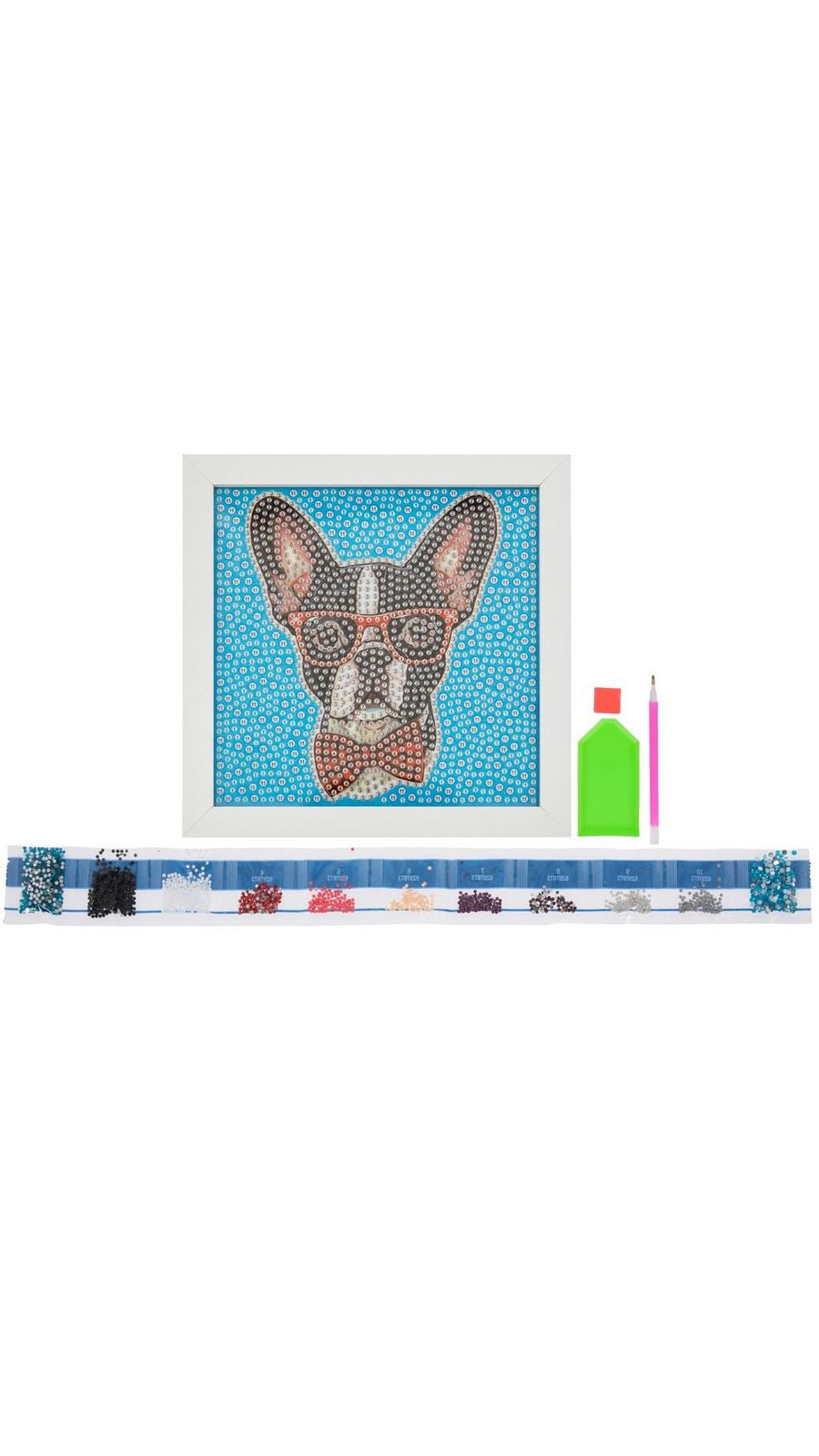 Funny DIAMOND☆DOGS Diamond Dotz® Intermediate I Love My Dog with Frame Diamond