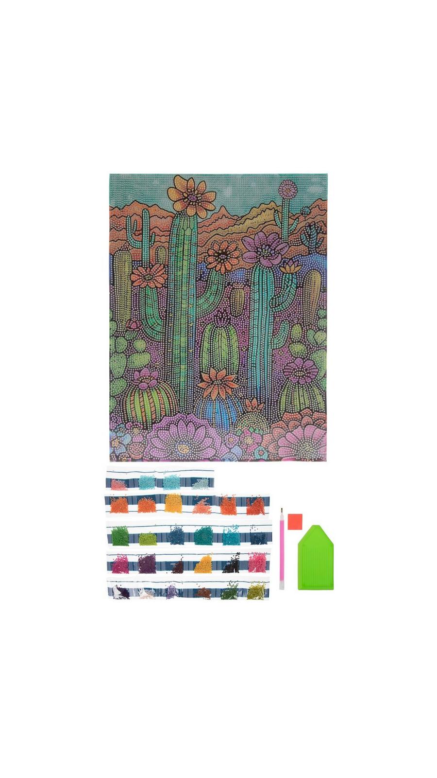 Desert Cacti Diamond Painting Kit | Hobby Lobby | 6298178