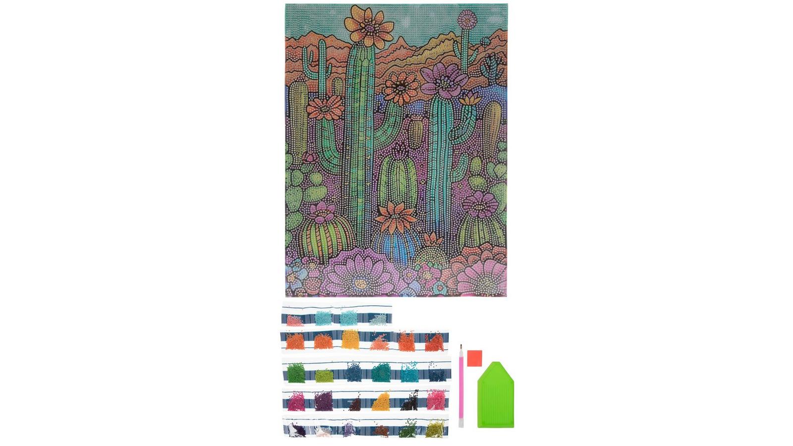 Desert Cacti Diamond Painting Kit | Hobby Lobby | 6298178
