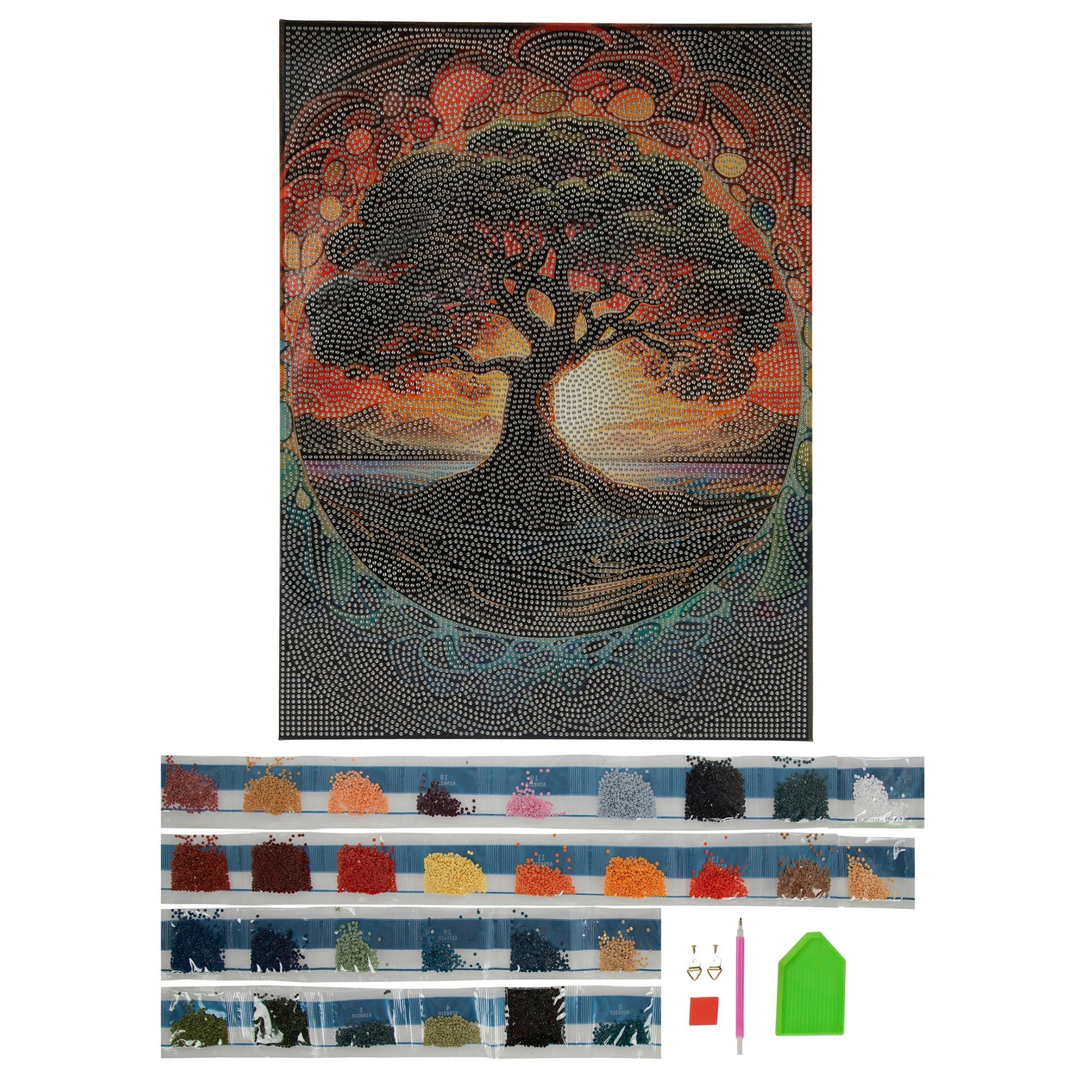 Round Tree Diamond Art Kit view 1